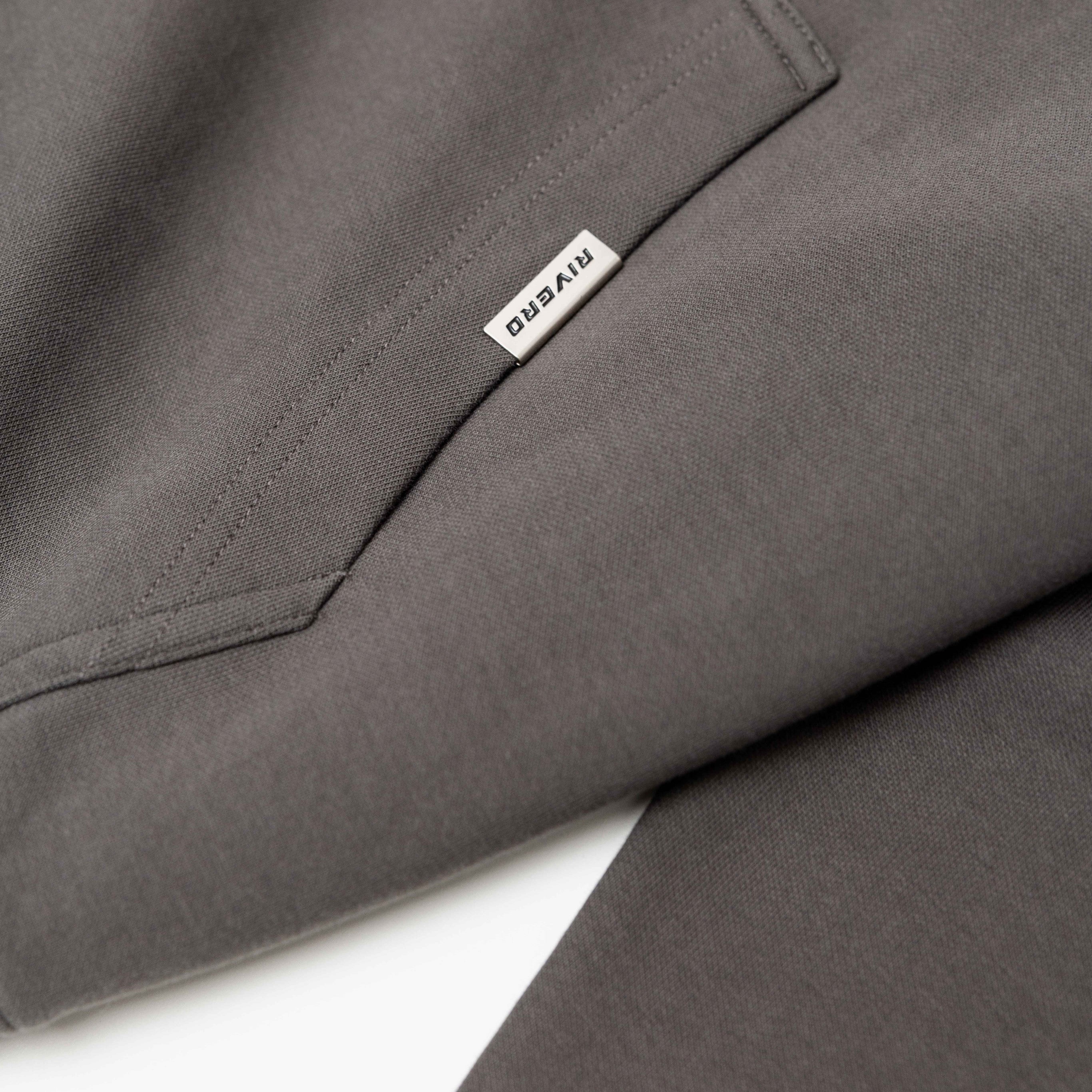 ATELIER DOUBLE LAYERED ZIP HOODIE