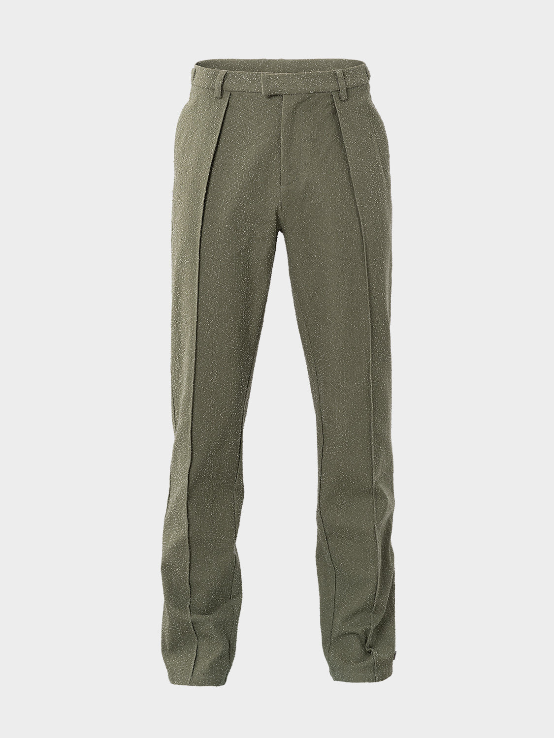 SAGE TEXTURED TROUSERS