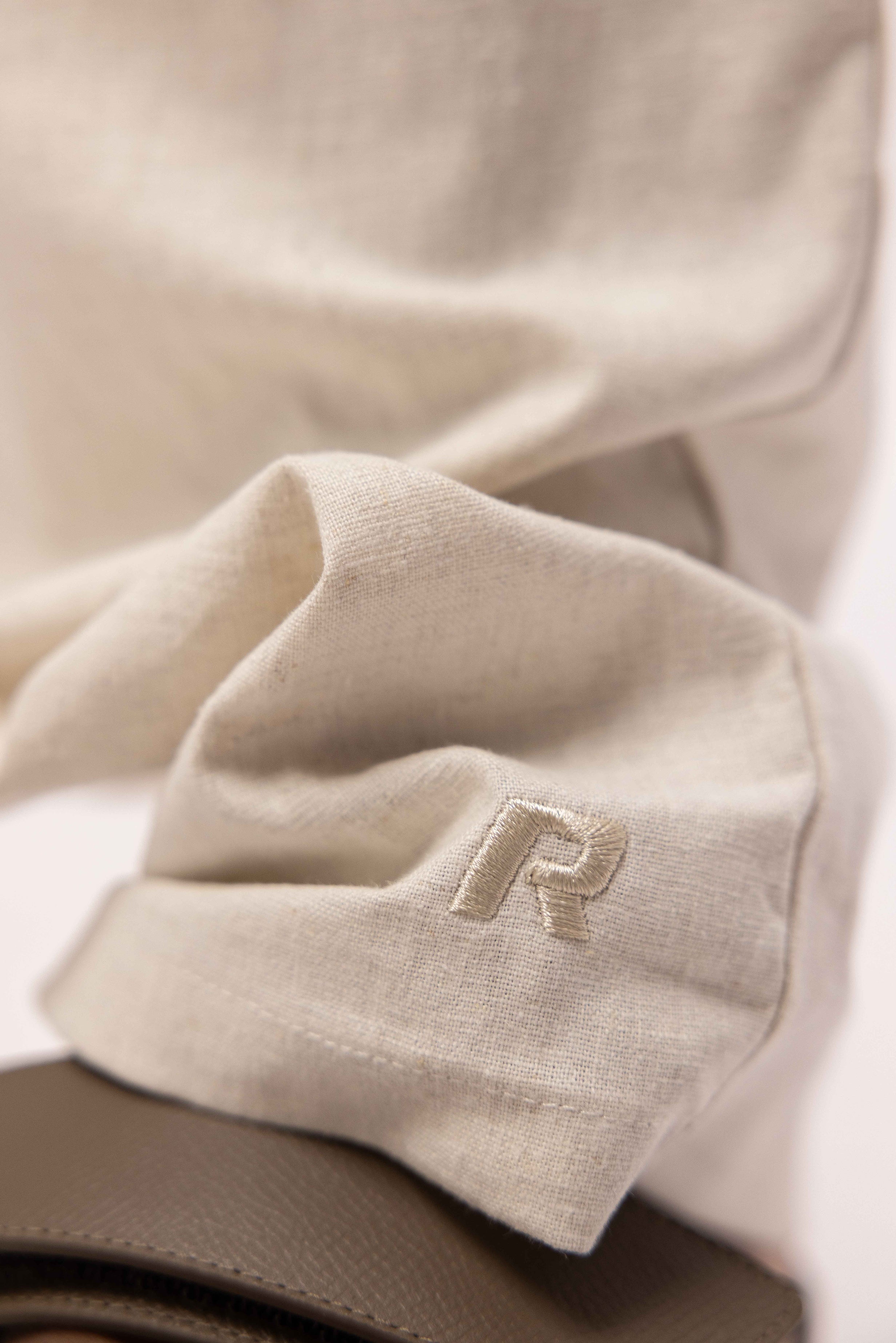 LINEN STRAIGHT LEG PANTS SAND