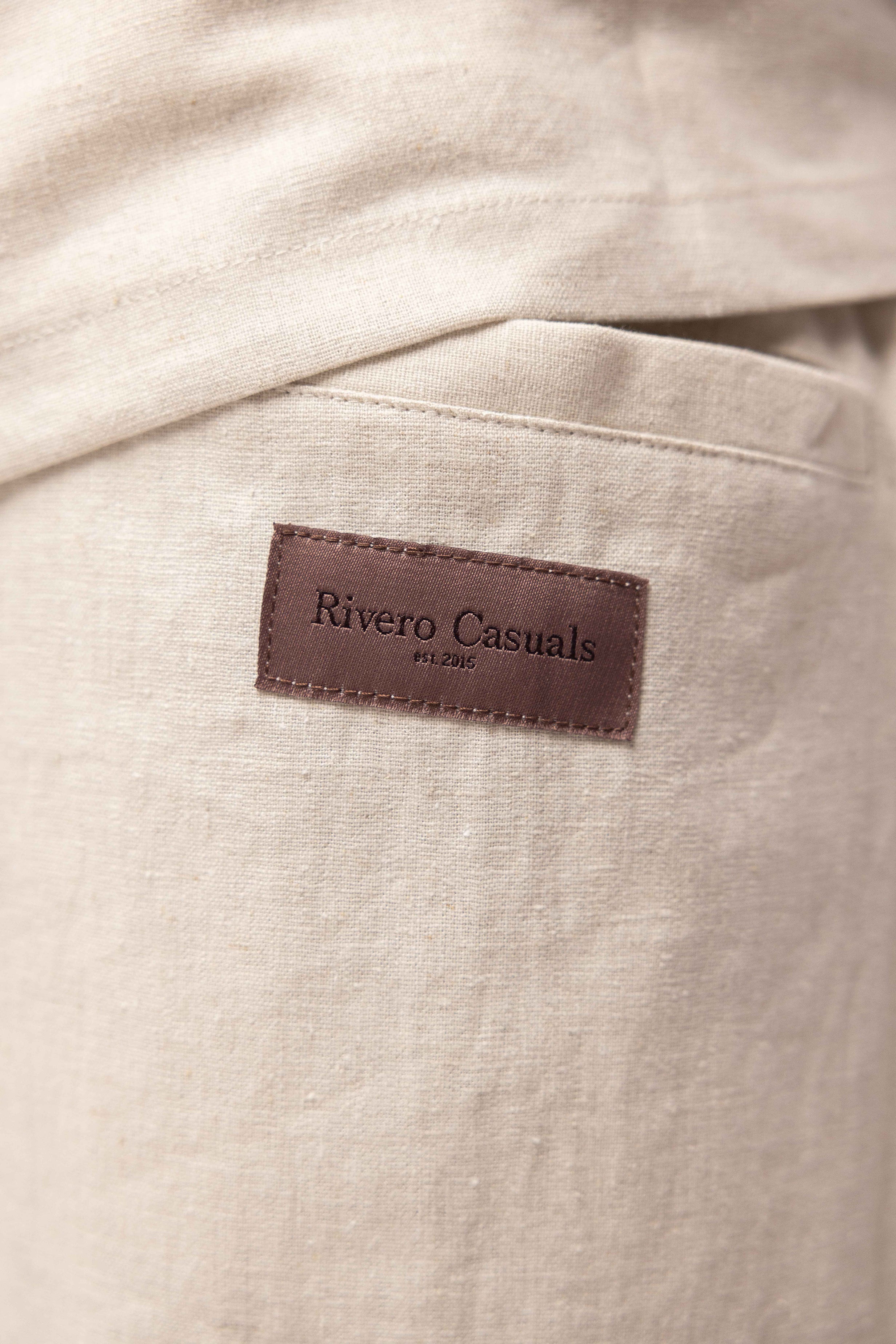LINEN SHORTS SAND