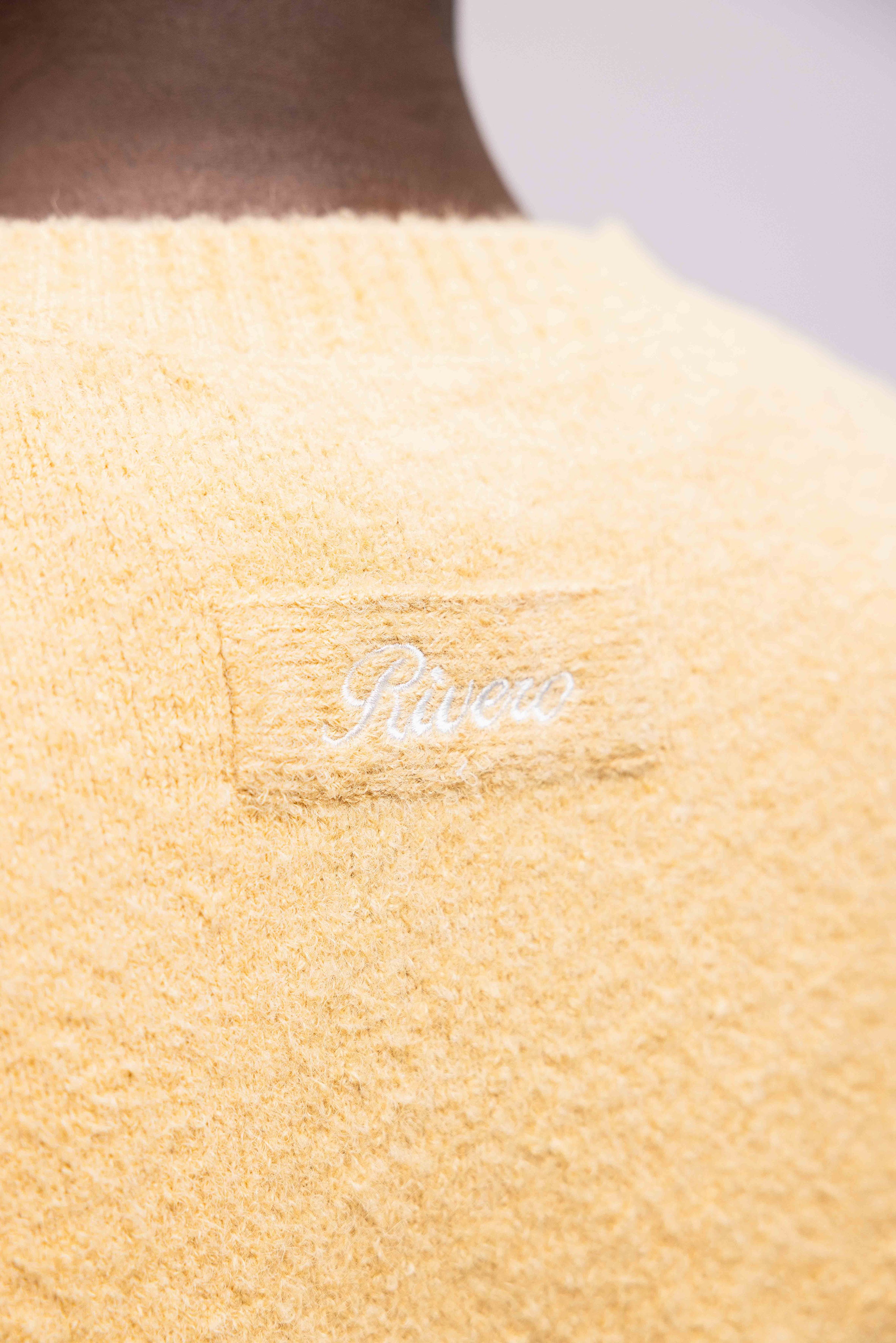 WOOL SWEATER KNIT IVORY SAND