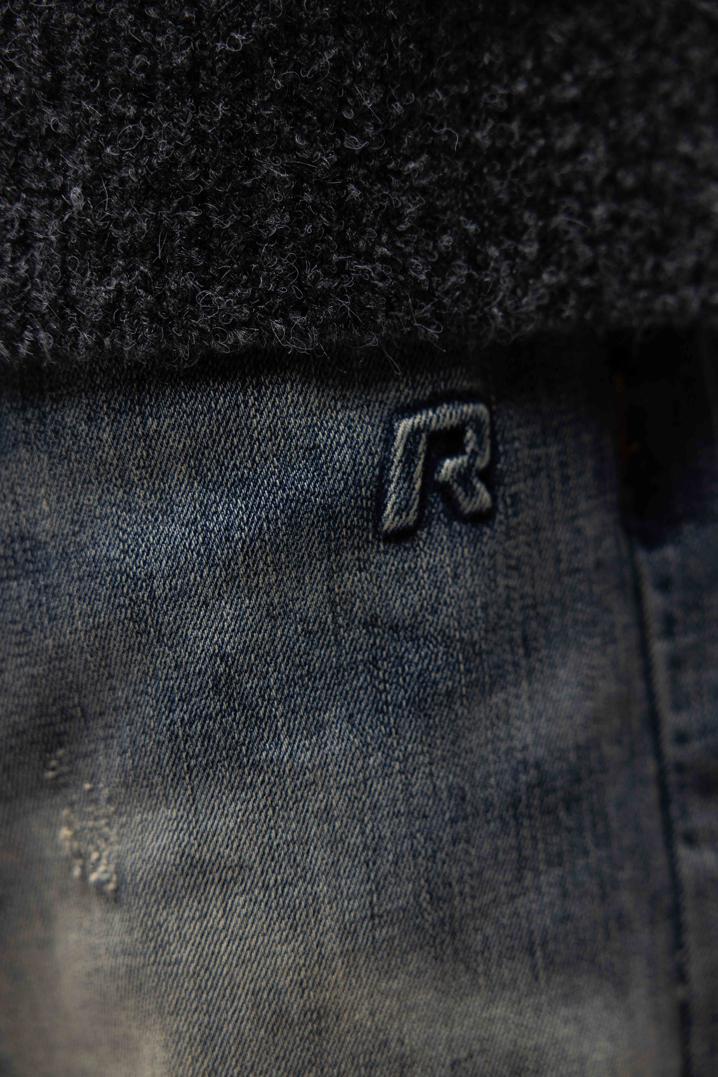 BLEACH WASHED DENIM JEANS