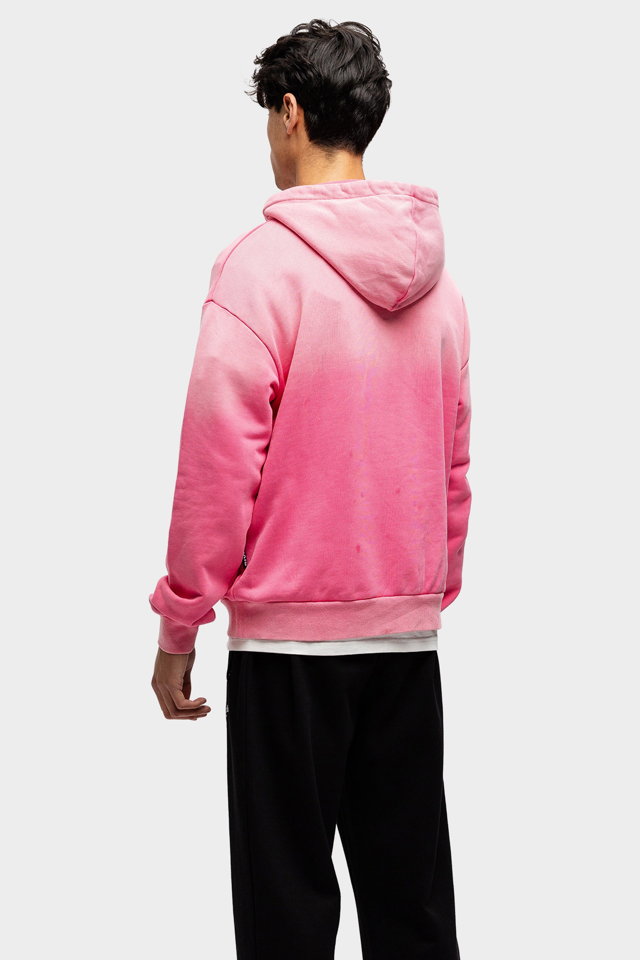 BIG PLANS OVERSIZED ZIP HOODIE WASHED PINK