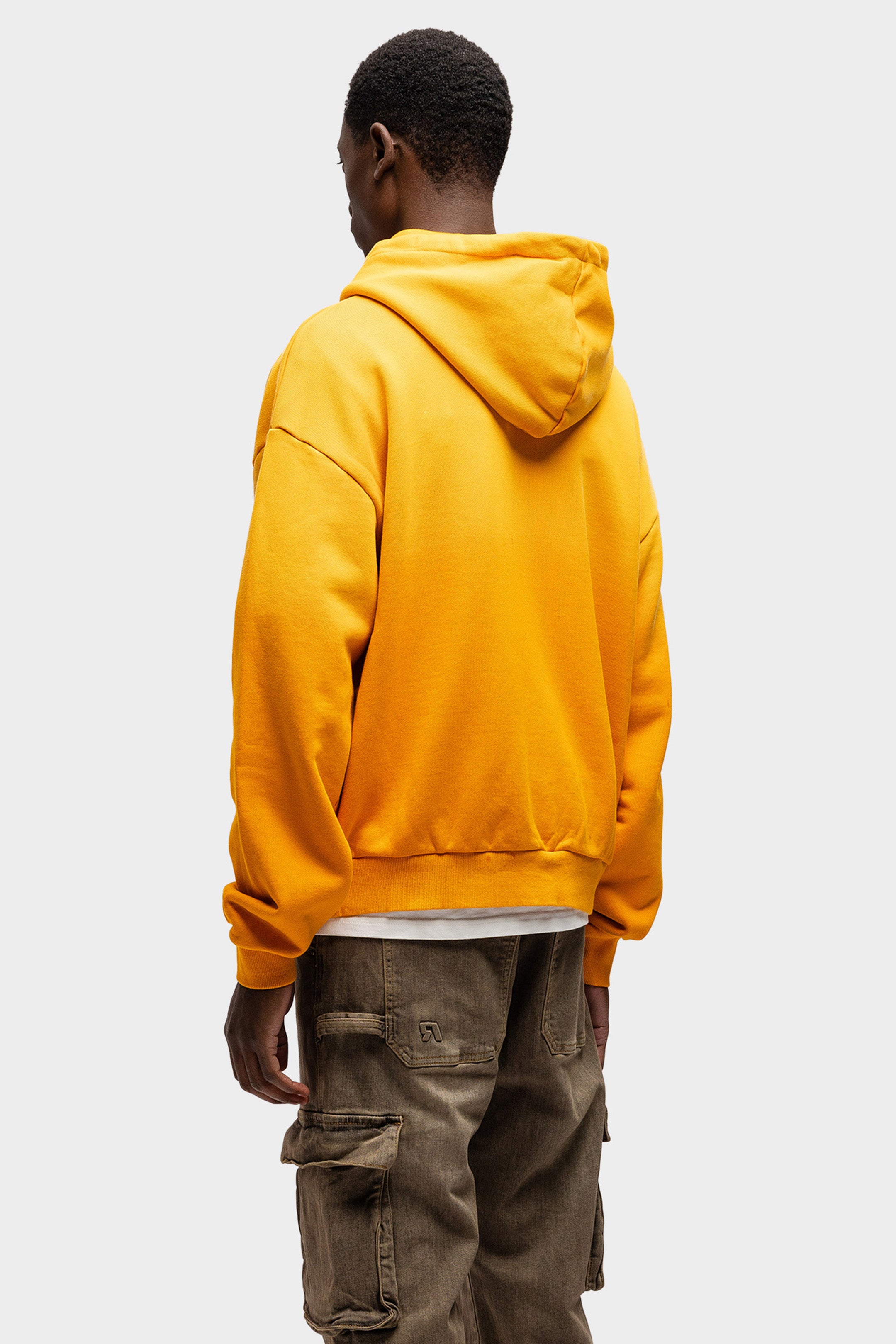 BIG PLANS OVERSIZED ZIP HOODIE WASHED ORANGE