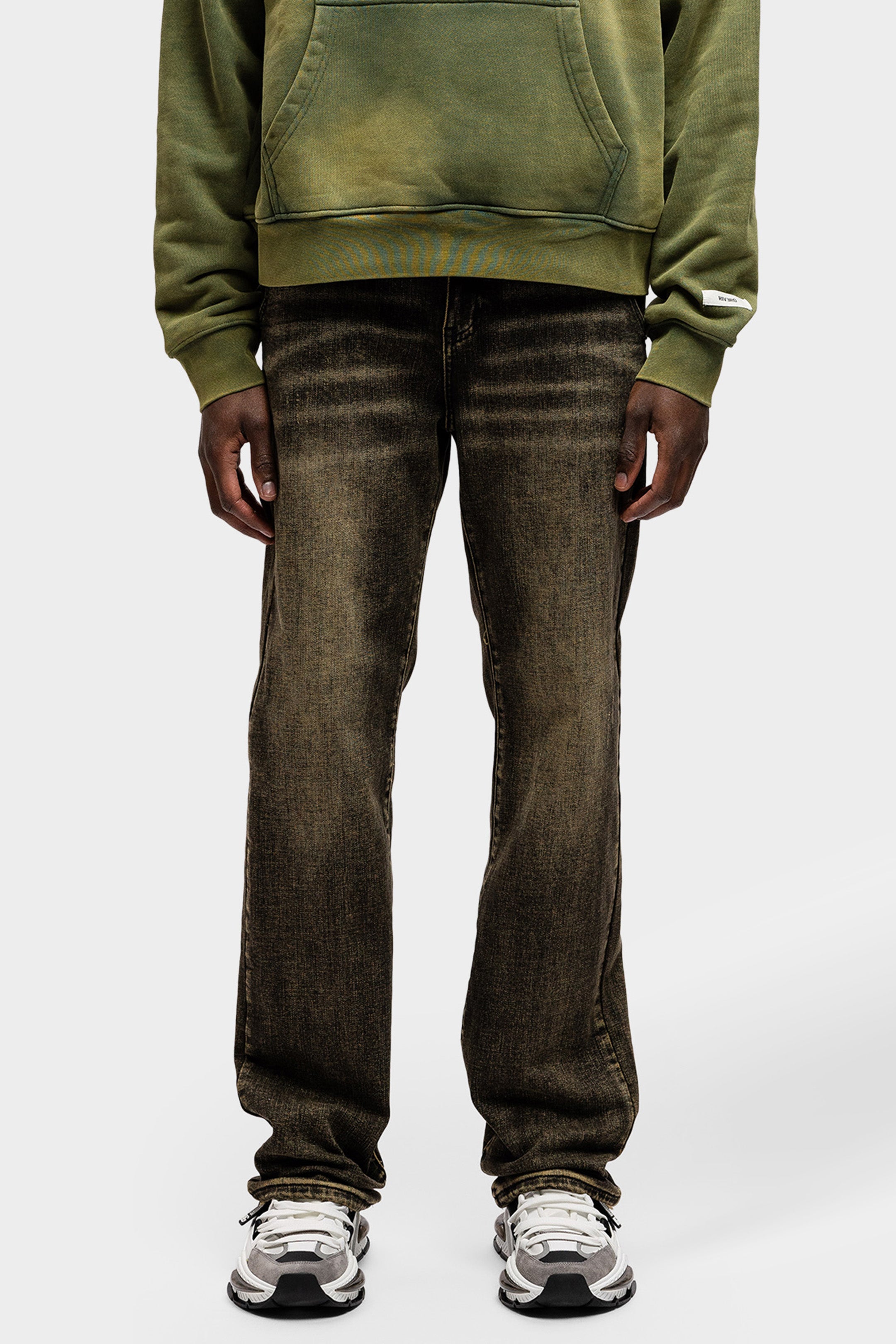 RELAXED SHADOW WASHED DENIM JEANS