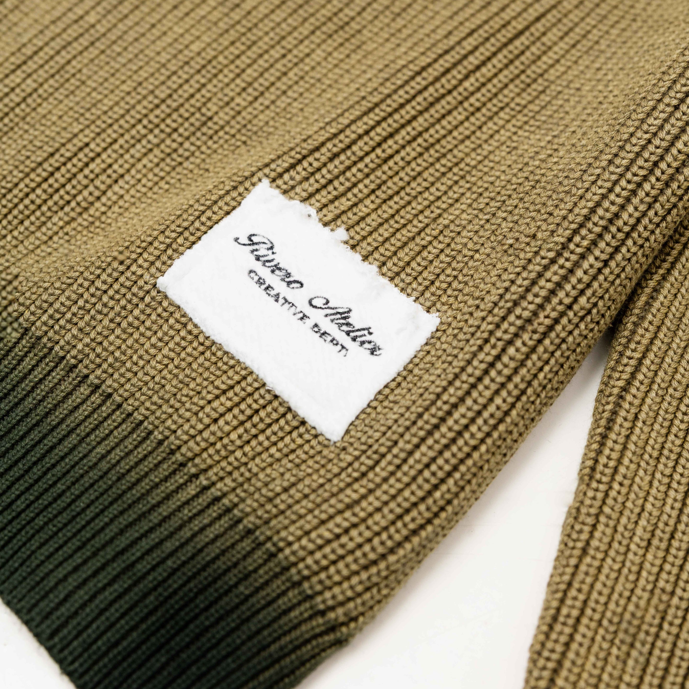 FADED KNIT SWEATER GREEN PRE-ORDER