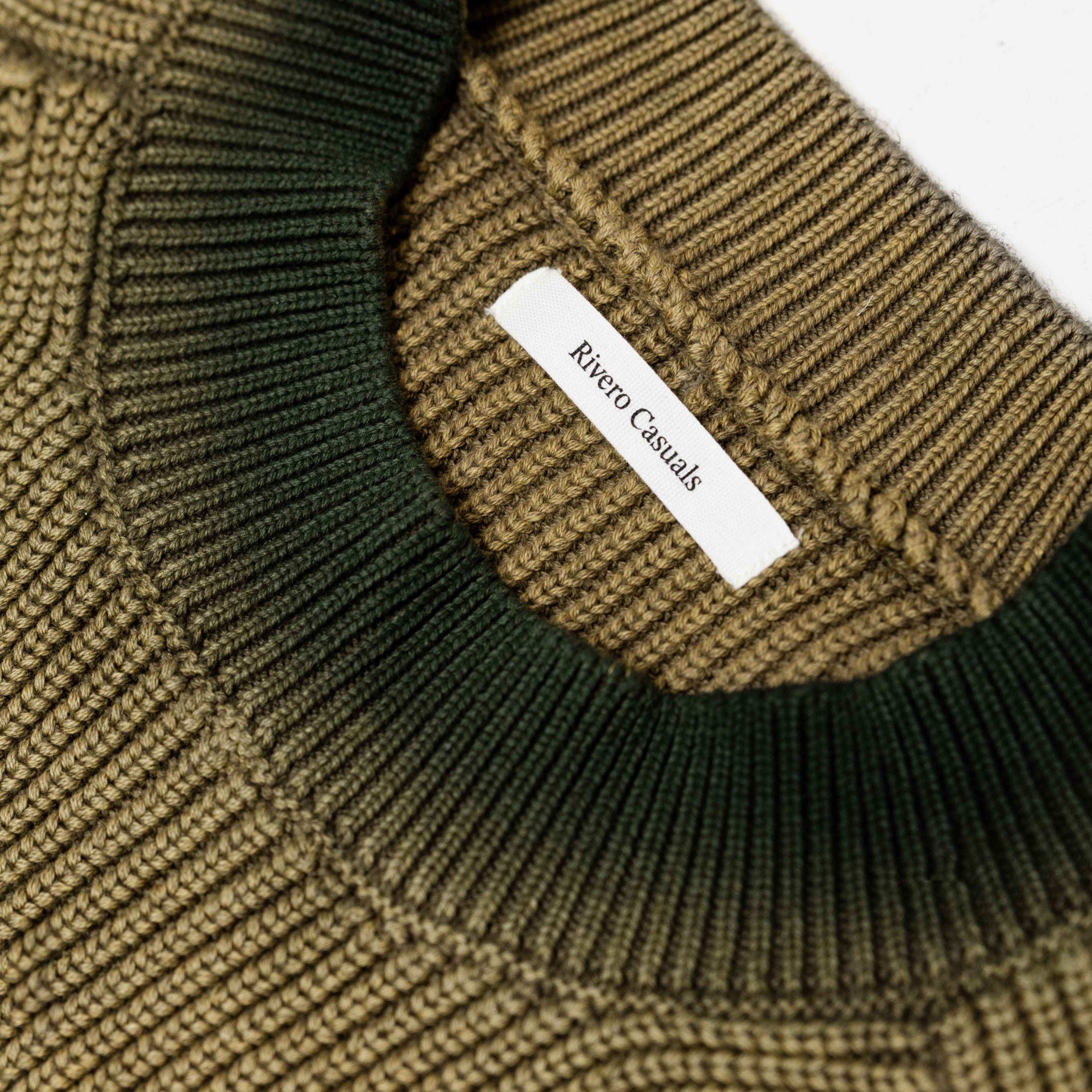 FADED KNIT SWEATER GREEN PRE-ORDER