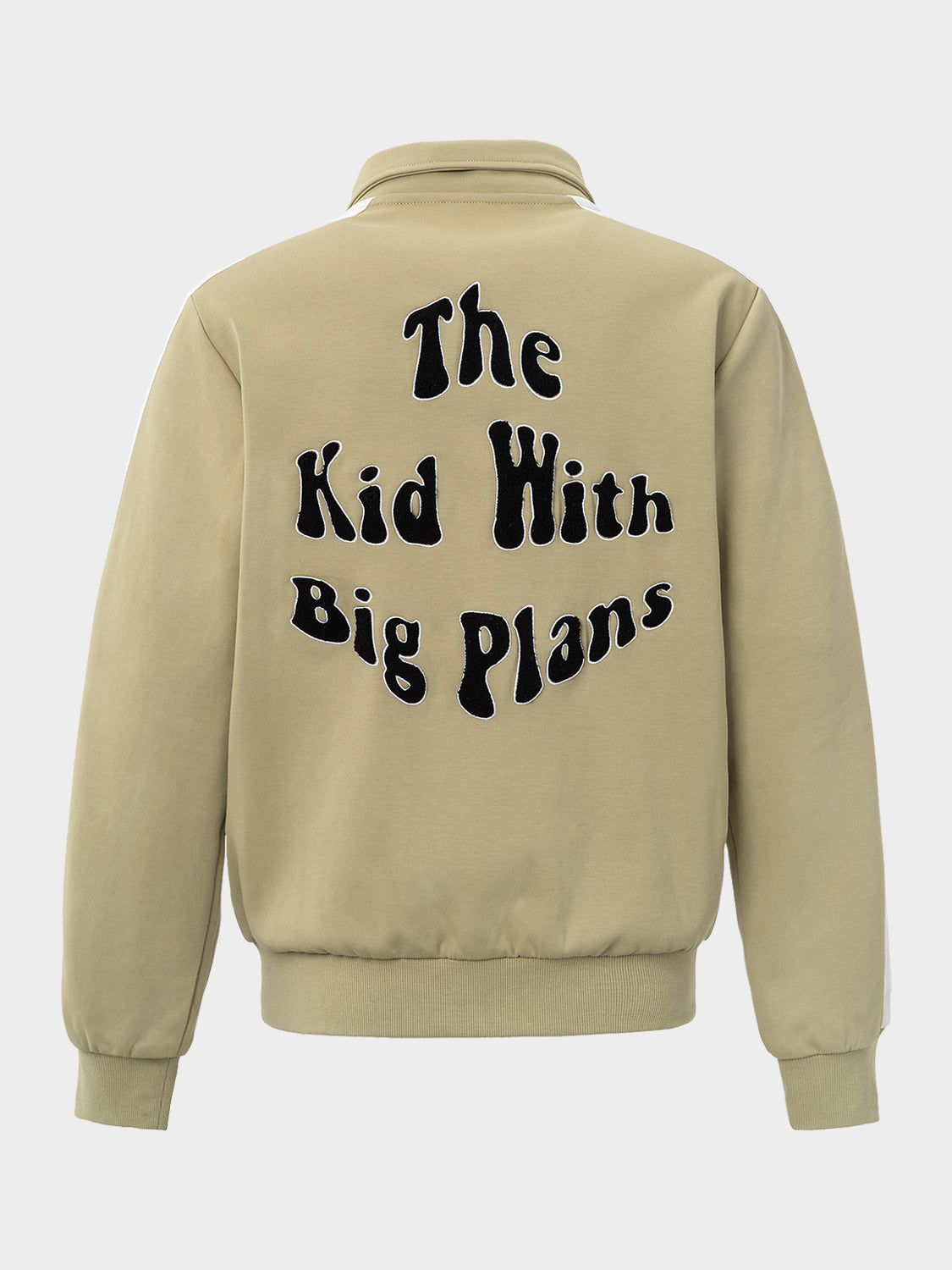 BIG PLANS FULL ZIP TRACK JACKET GREEN