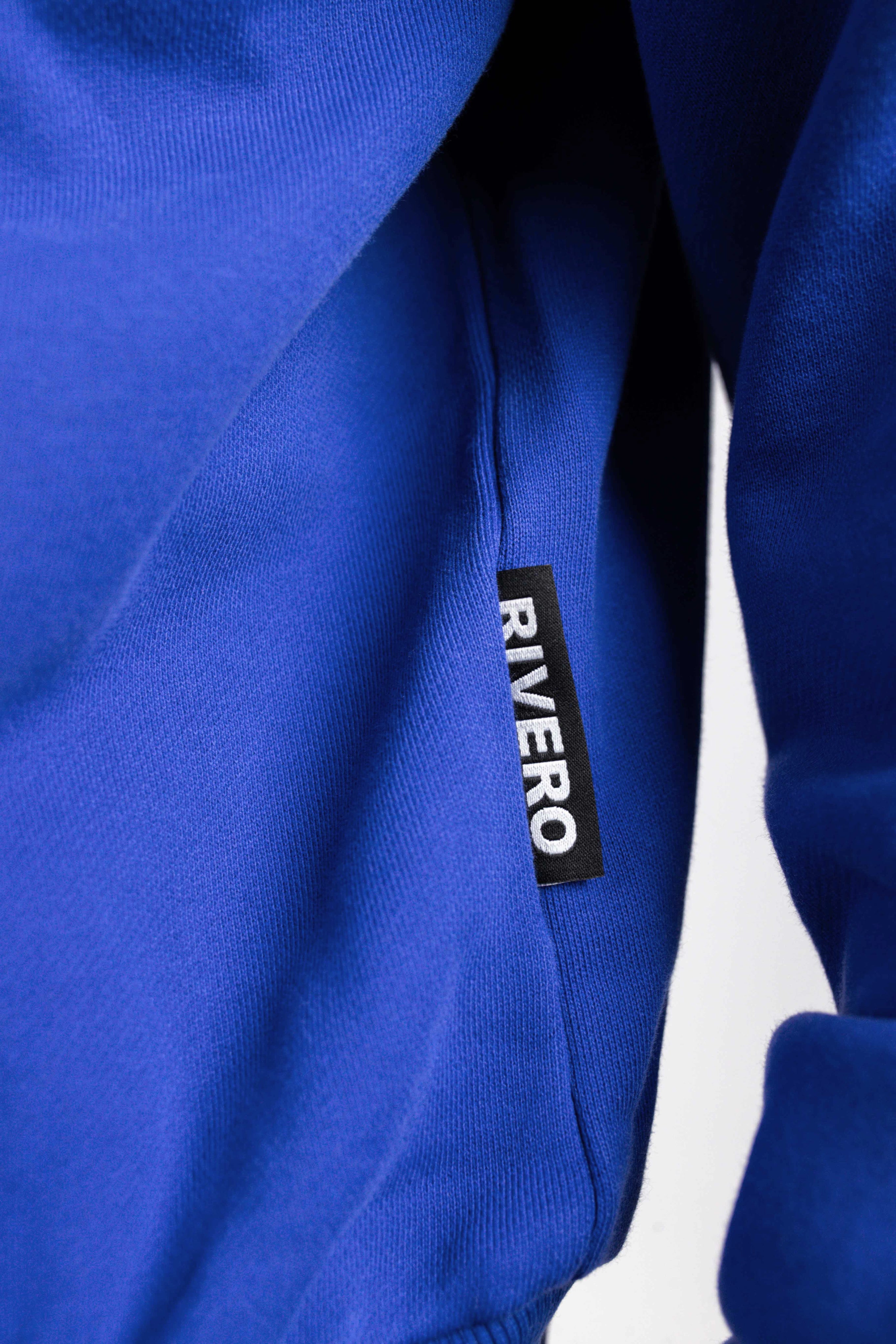 BIG PLANS OVERSIZED ZIP HOODIE WASHED BLUE