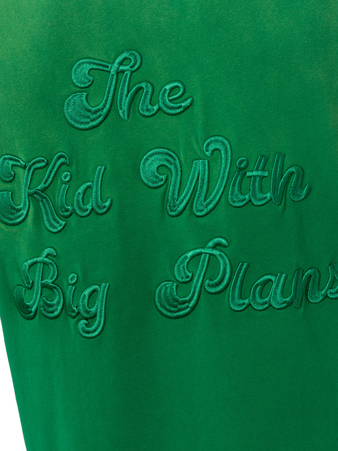 BIG PLANS OVERSIZED T-SHIRT WASHED GREEN