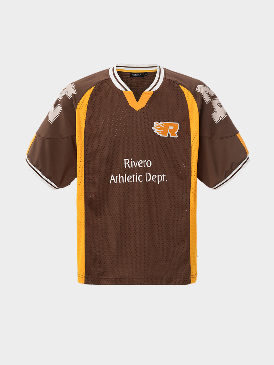 JERSEY OVERSIZED BROWN/ORANGE