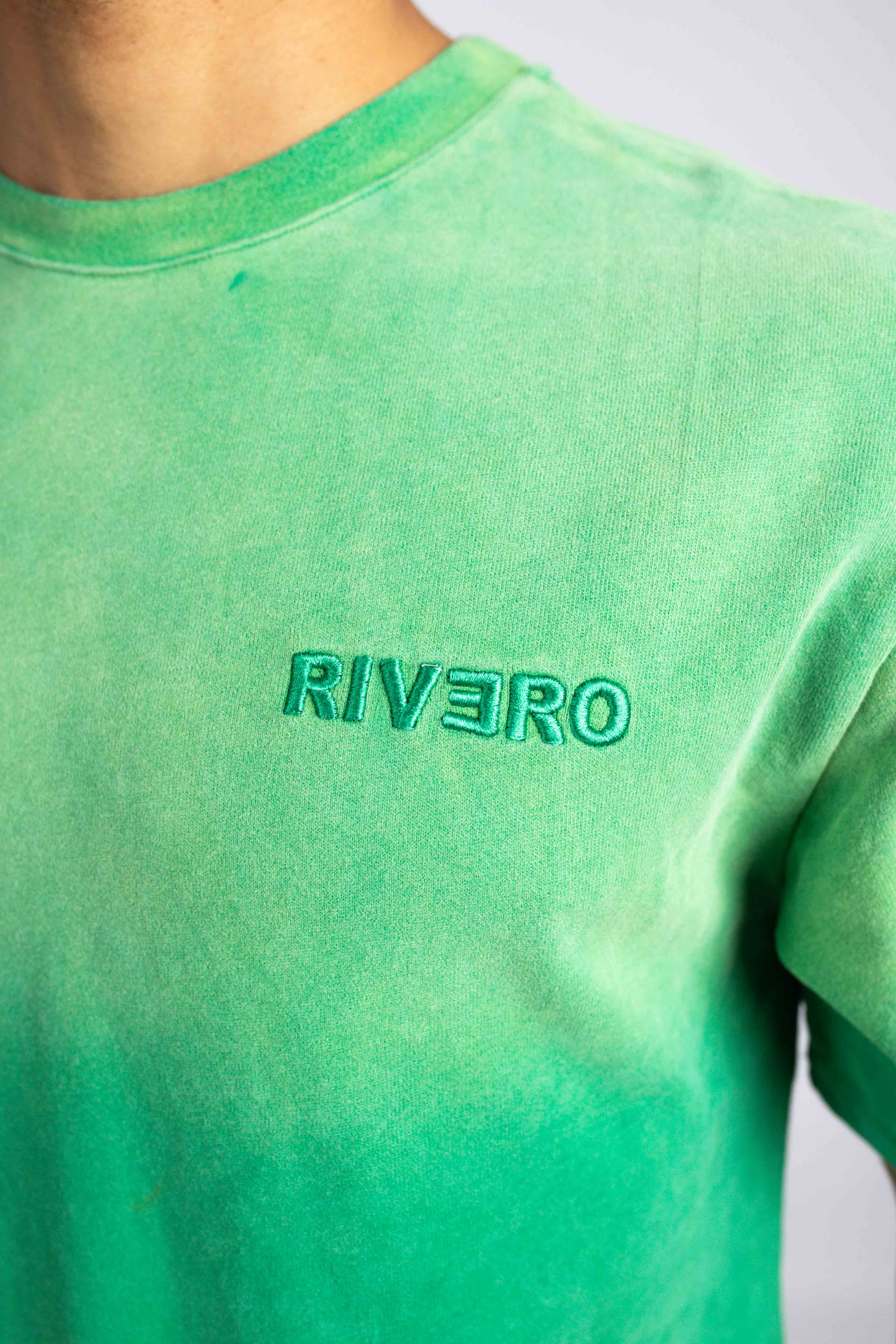 BIG PLANS OVERSIZED T-SHIRT WASHED GREEN