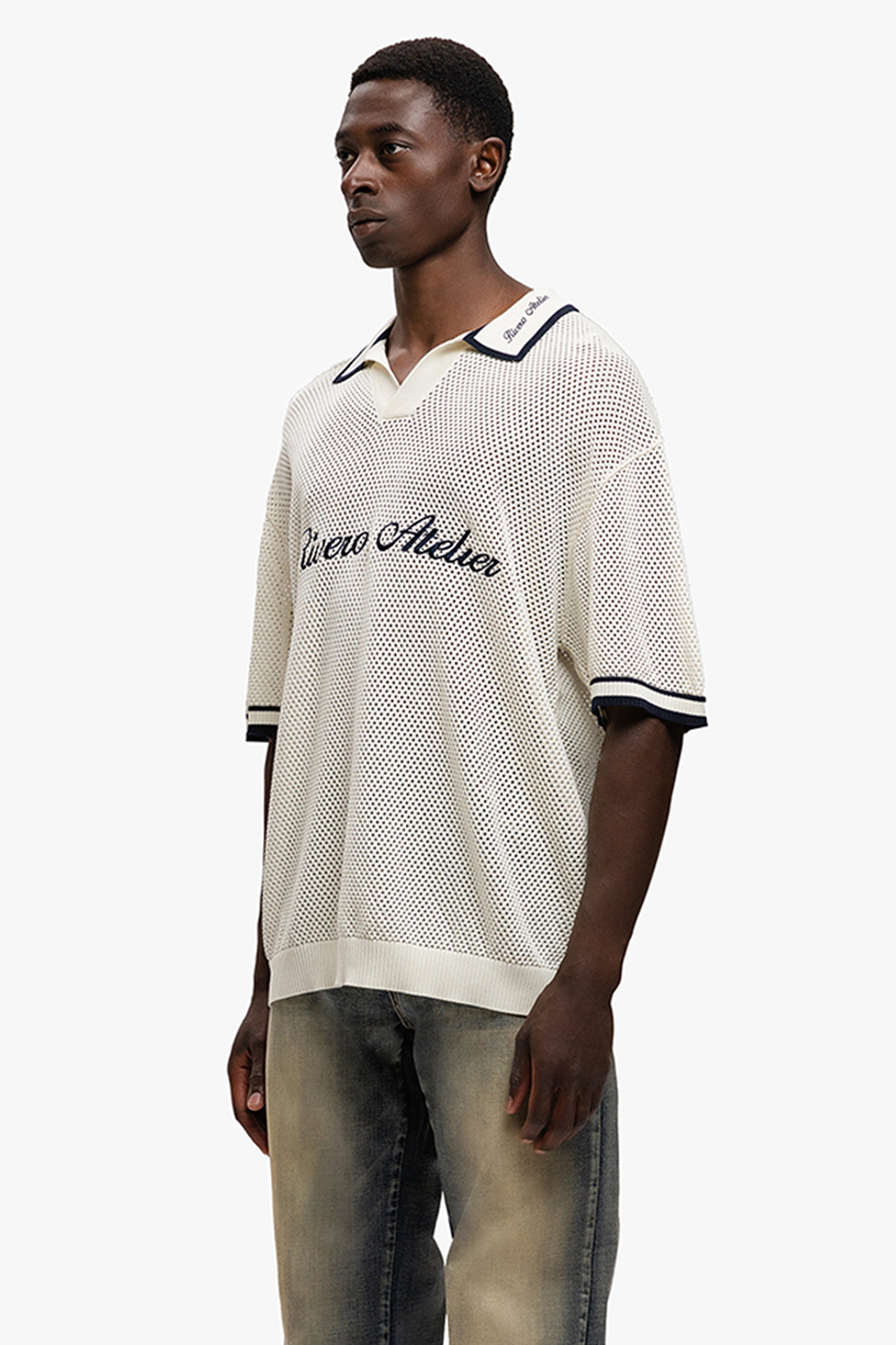 ATELIER COURT MESH POLO