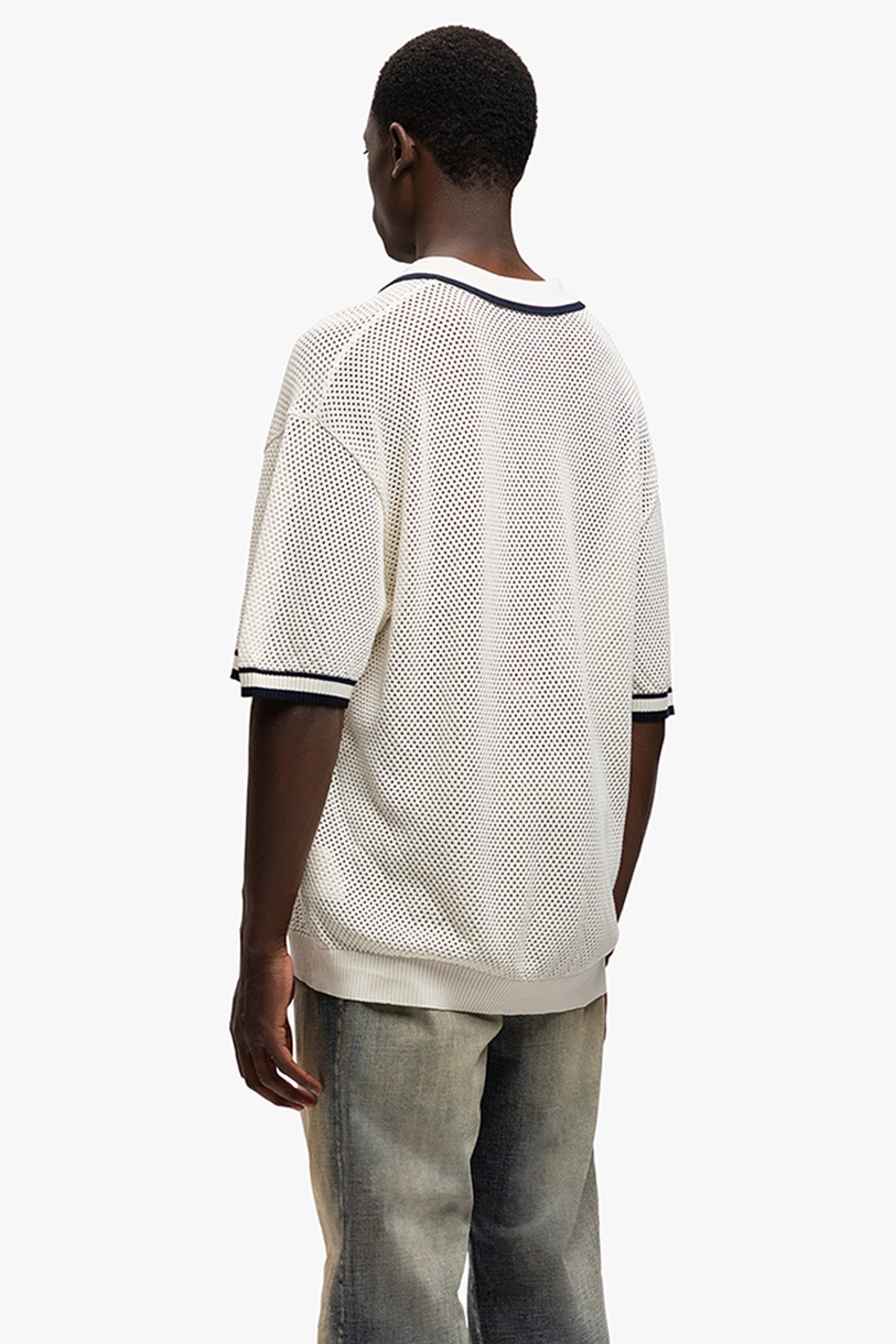 ATELIER COURT MESH POLO
