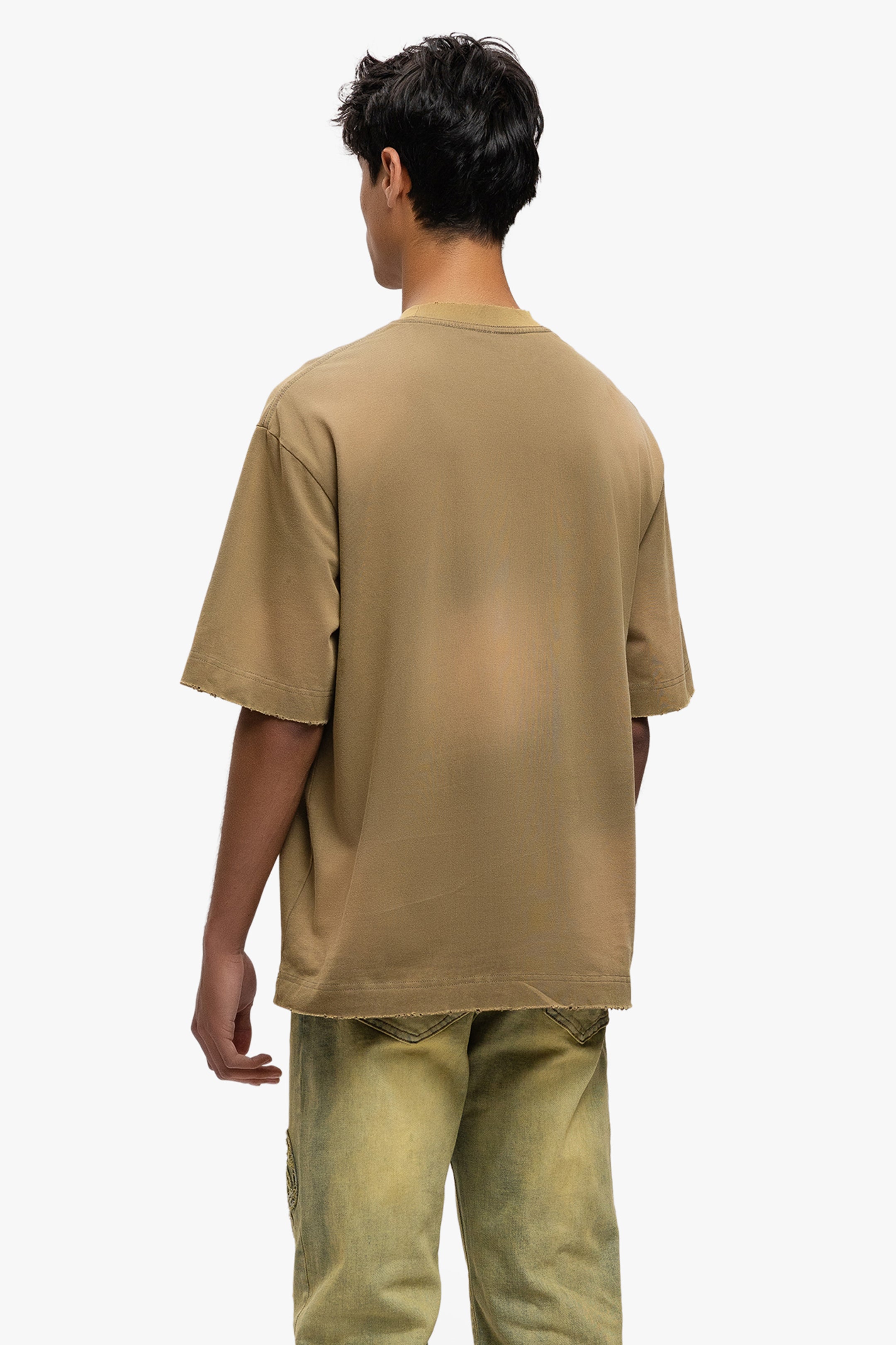 GARMENTS T-SHIRT WASHED BROWN