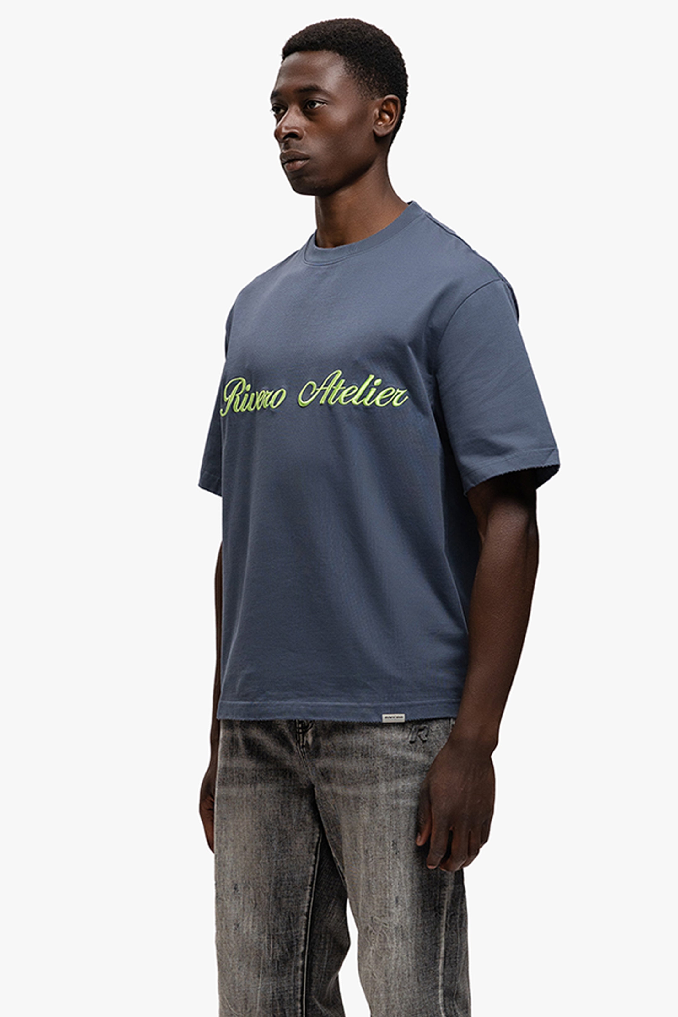 ATELIER RETRO T-SHIRT NAVY