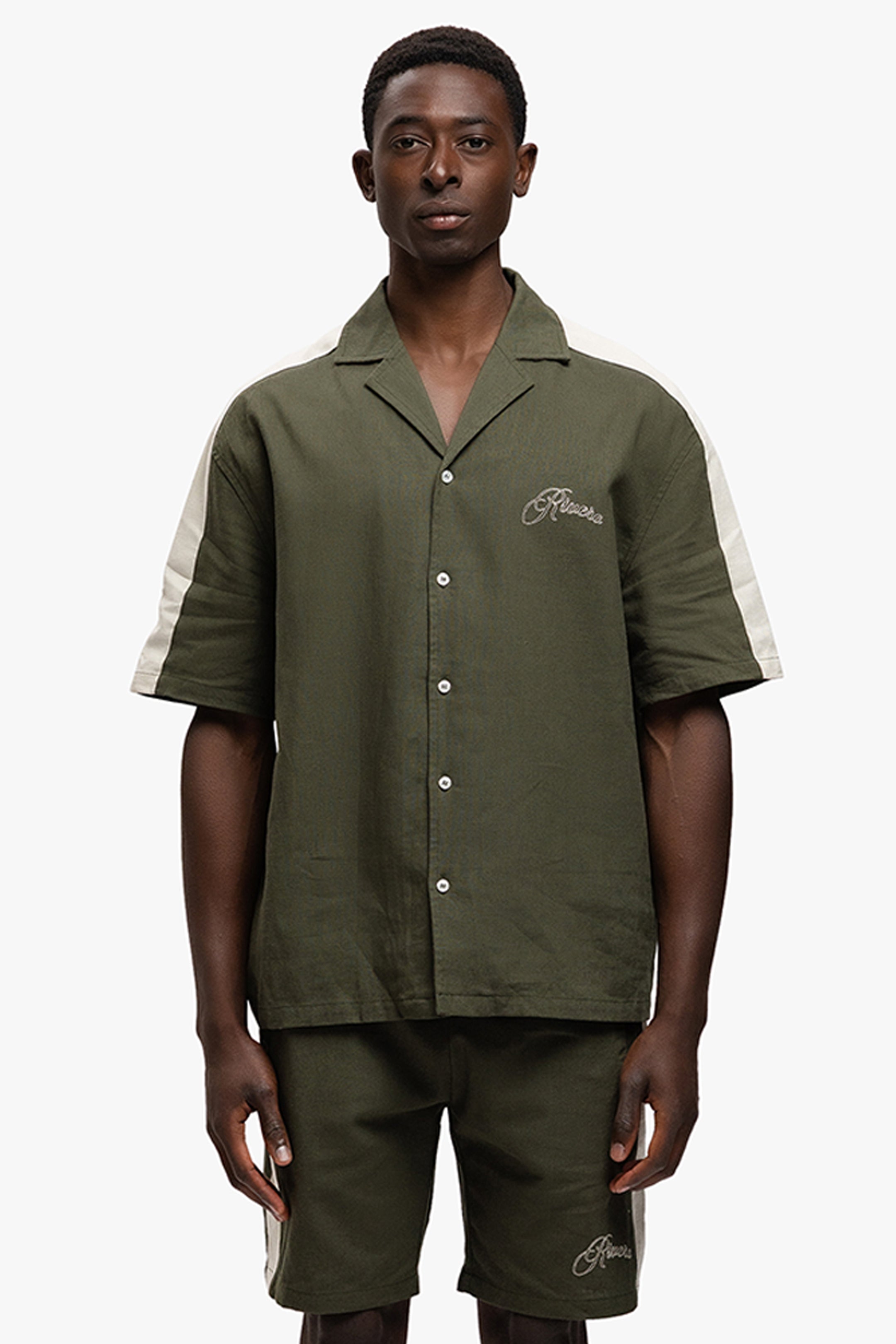 RETRO LINEN SHIRT SHORT SLEEVE