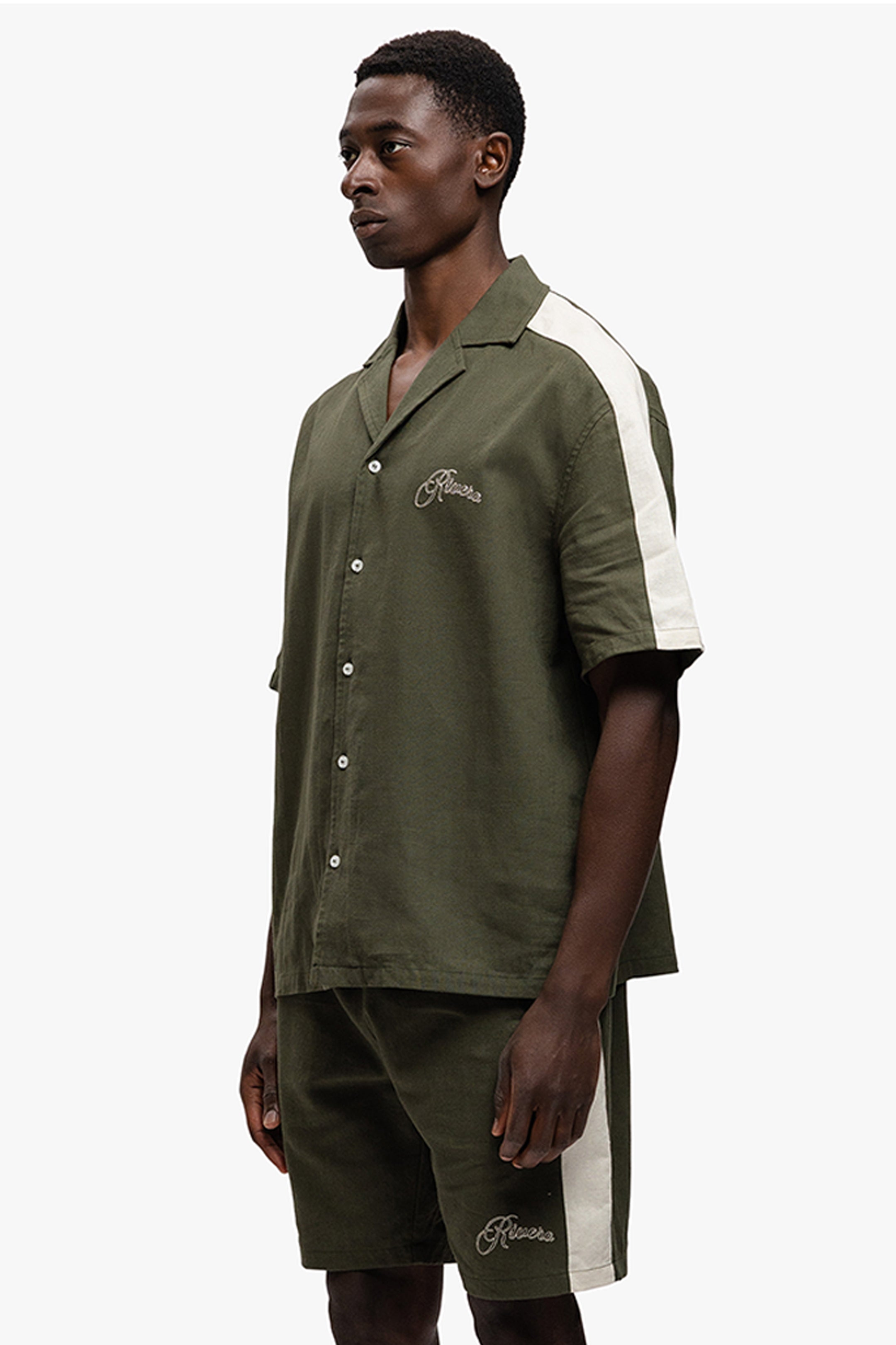 RETRO LINEN SHIRT SHORT SLEEVE