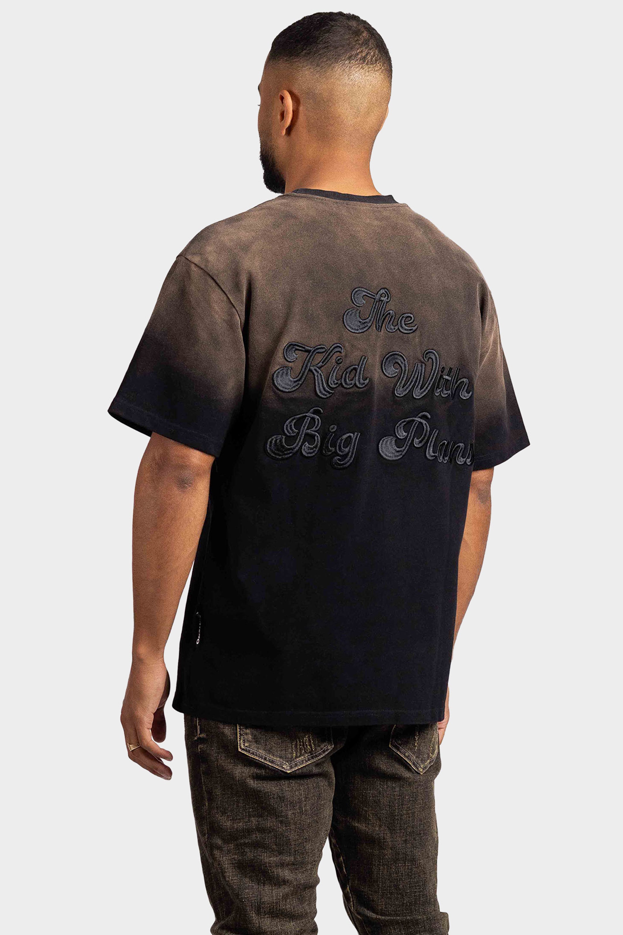 BIG PLANS OVERSIZED T-SHIRT WASHED DARK