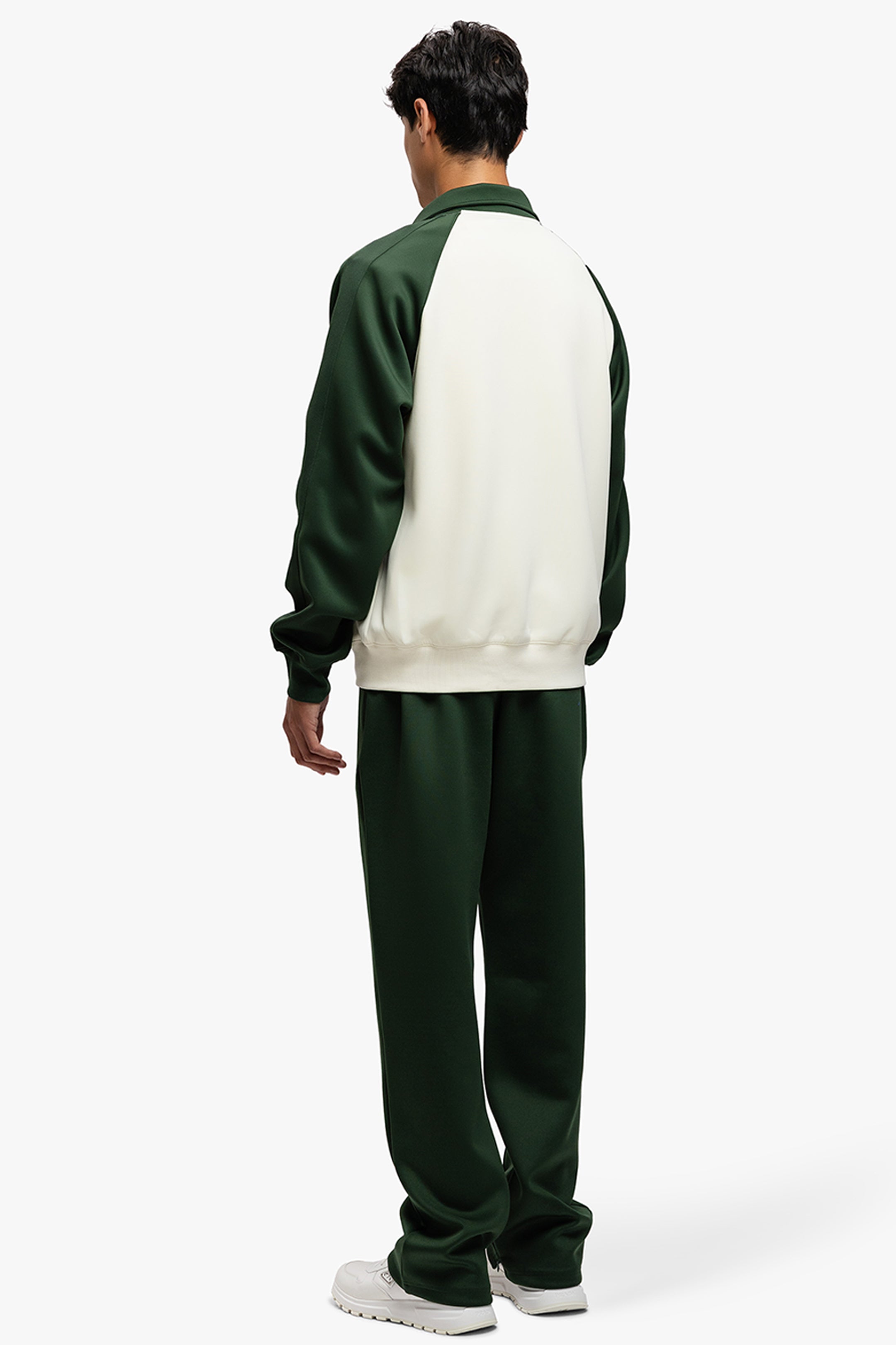 ATELIER TRACKJACKET GREEN/OFF WHITE
