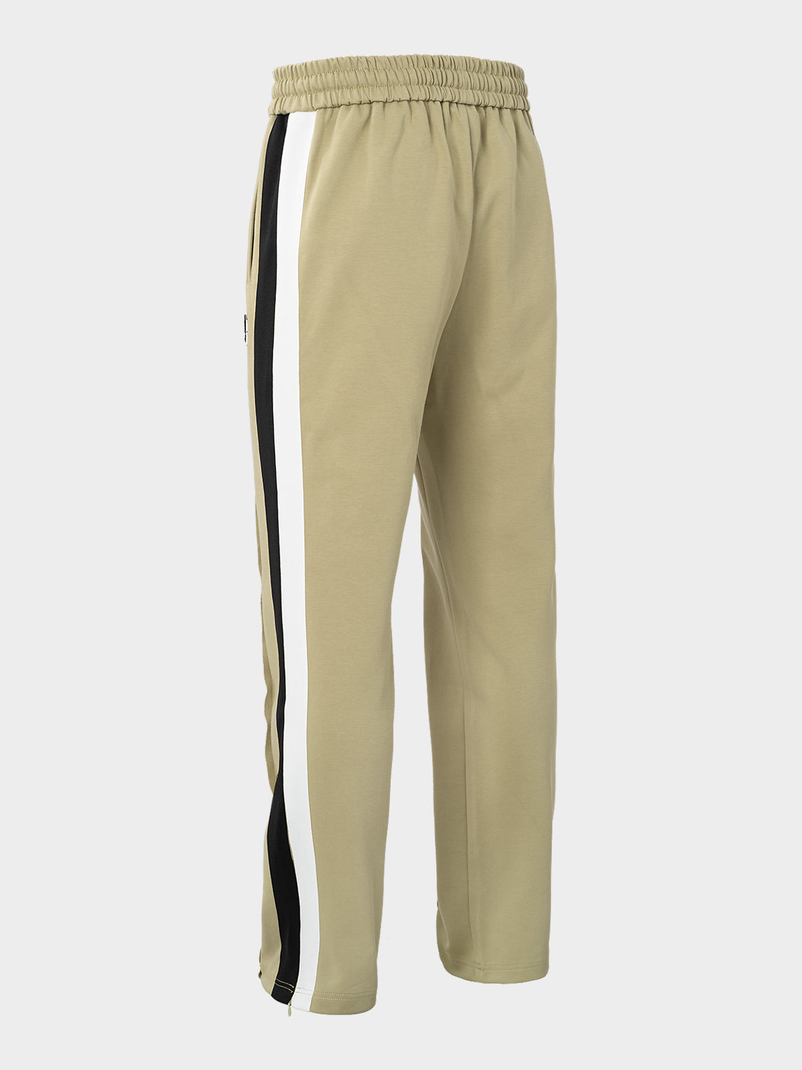 RAW SEAM STRAIGHT LEG ZIP JOGGER GREEN