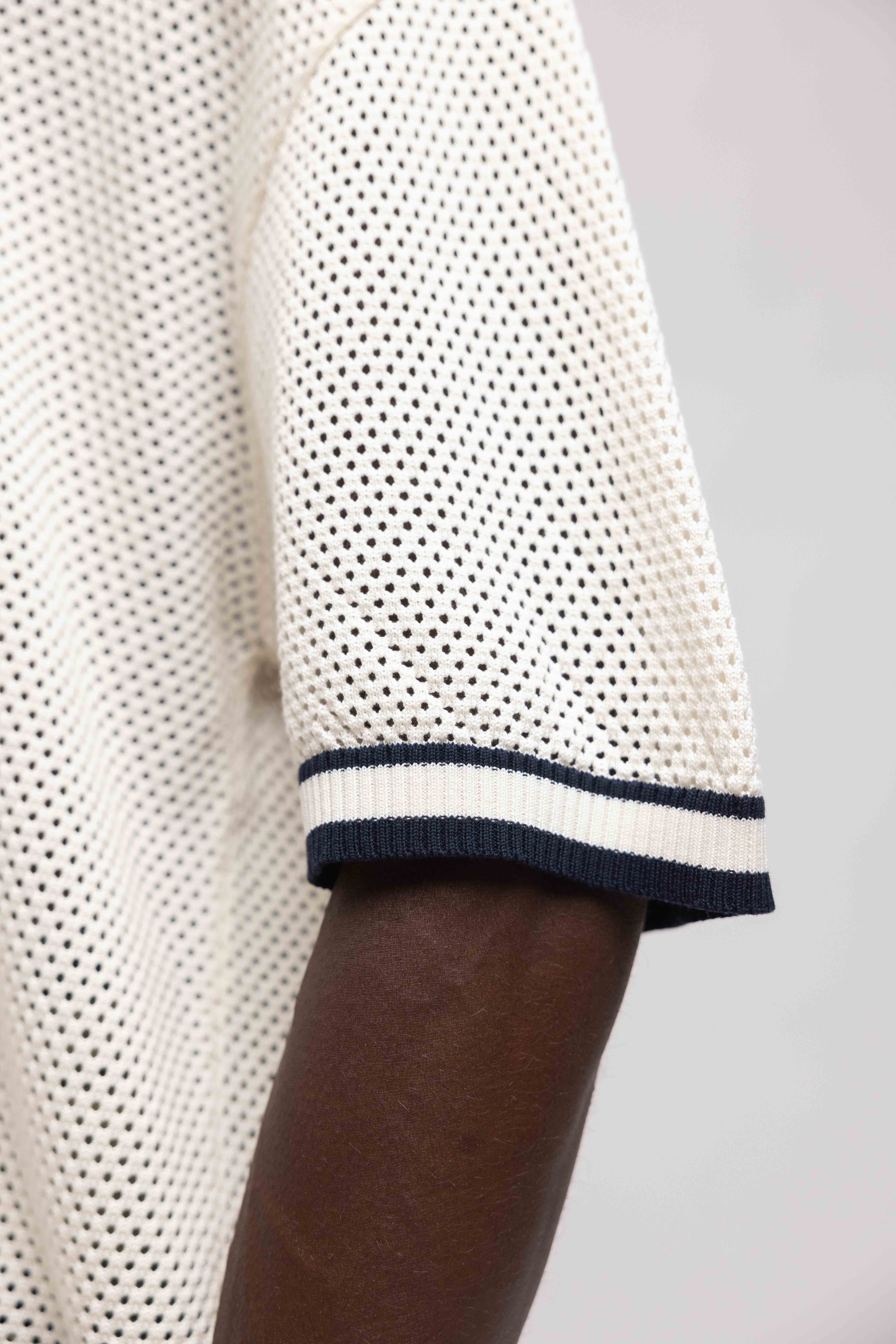ATELIER COURT MESH POLO