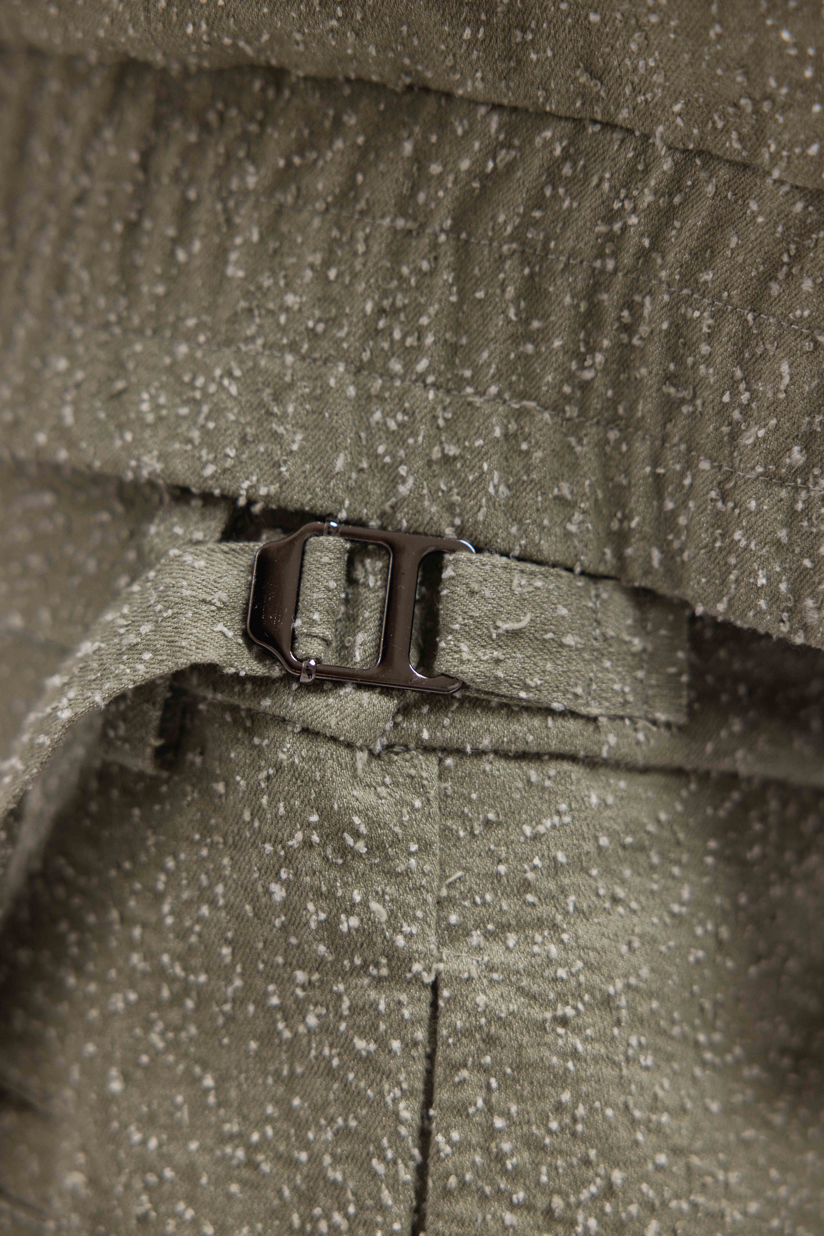 SAGE TEXTURED TROUSERS