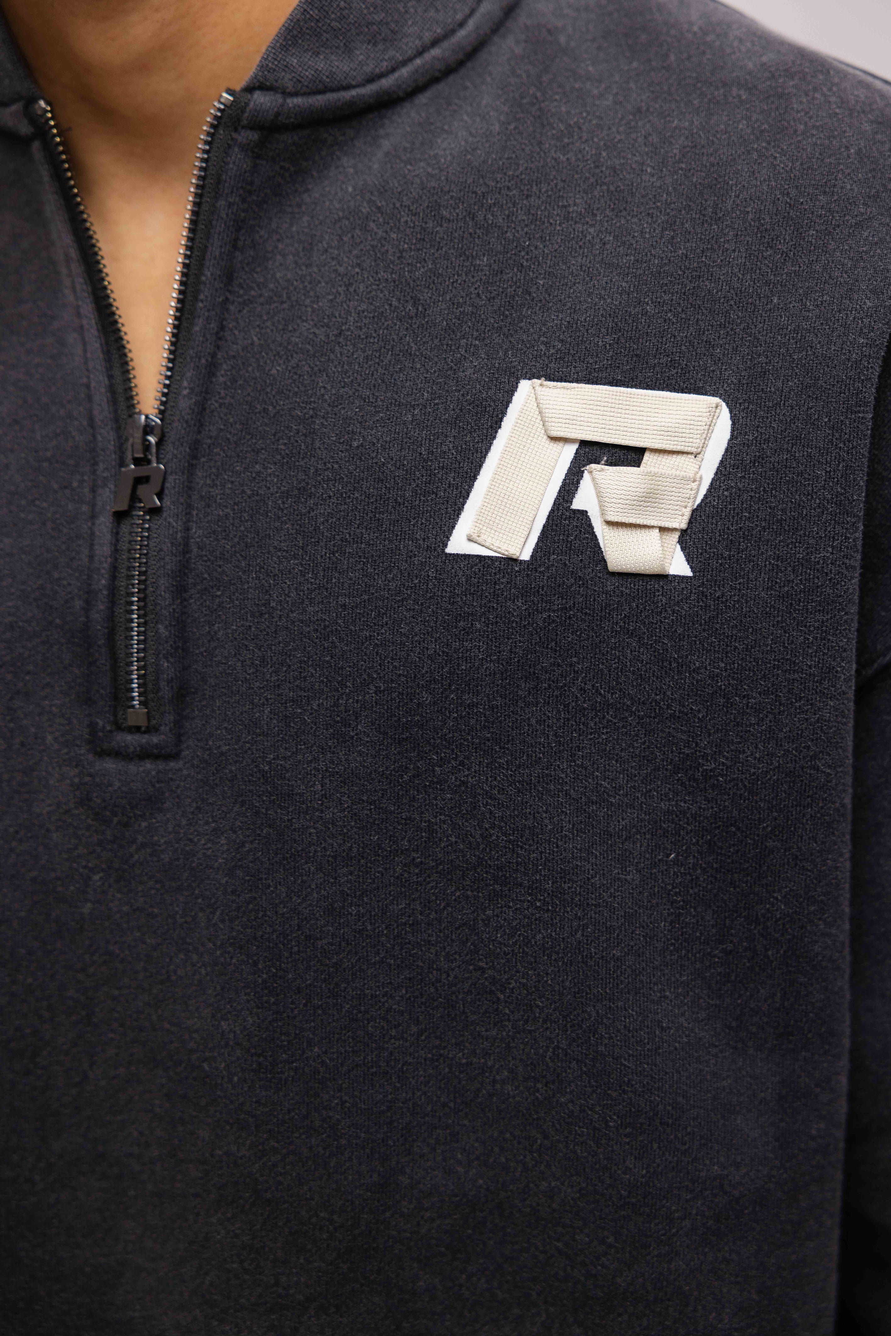 SIGNATURE TAPED BOMBER SWEATSHIRT