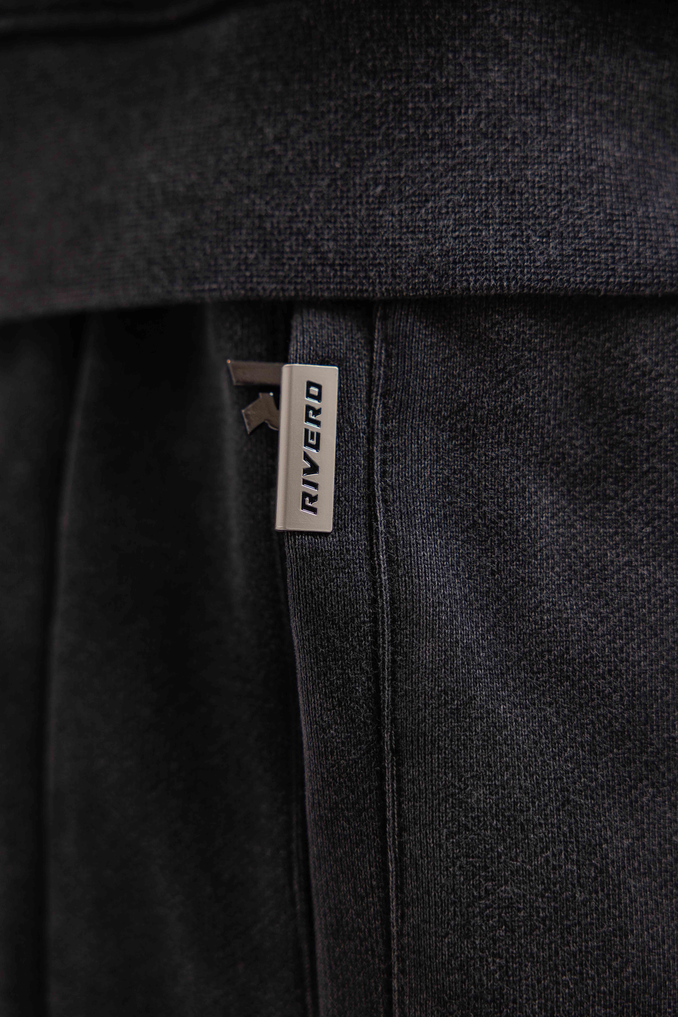 SIGNATURE TAPED JOGGER WASHED BLACK