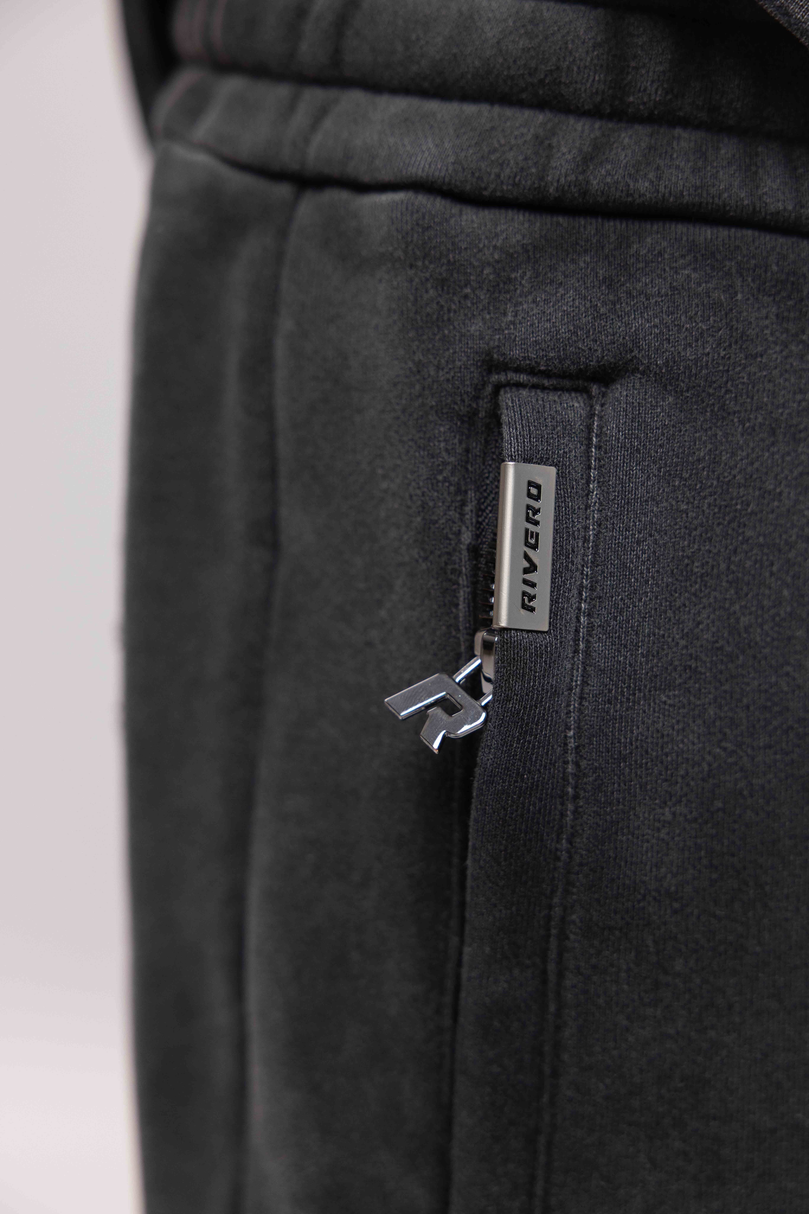 SIGNATURE TAPED SHORTS WASHED BLACK