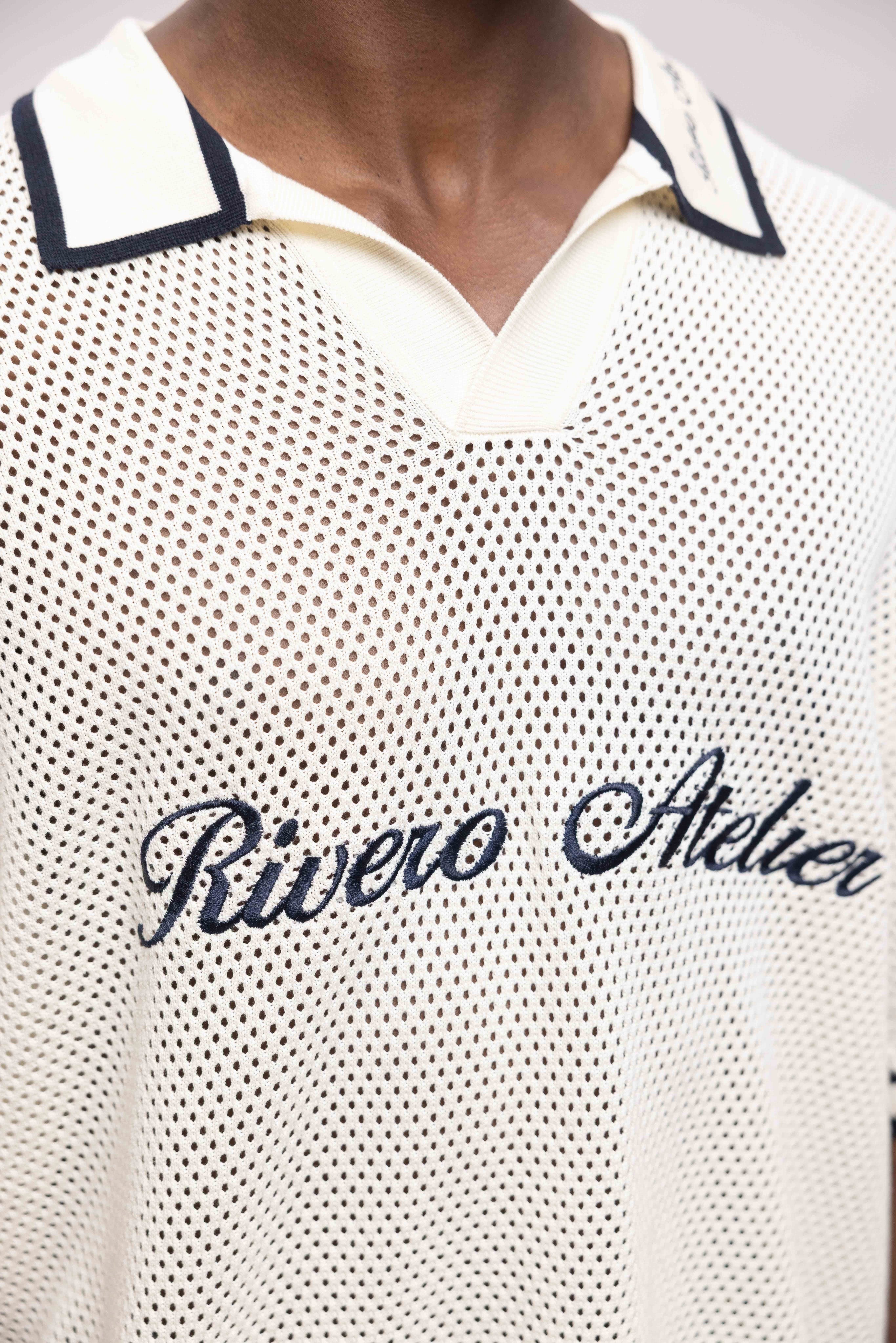 ATELIER COURT MESH POLO