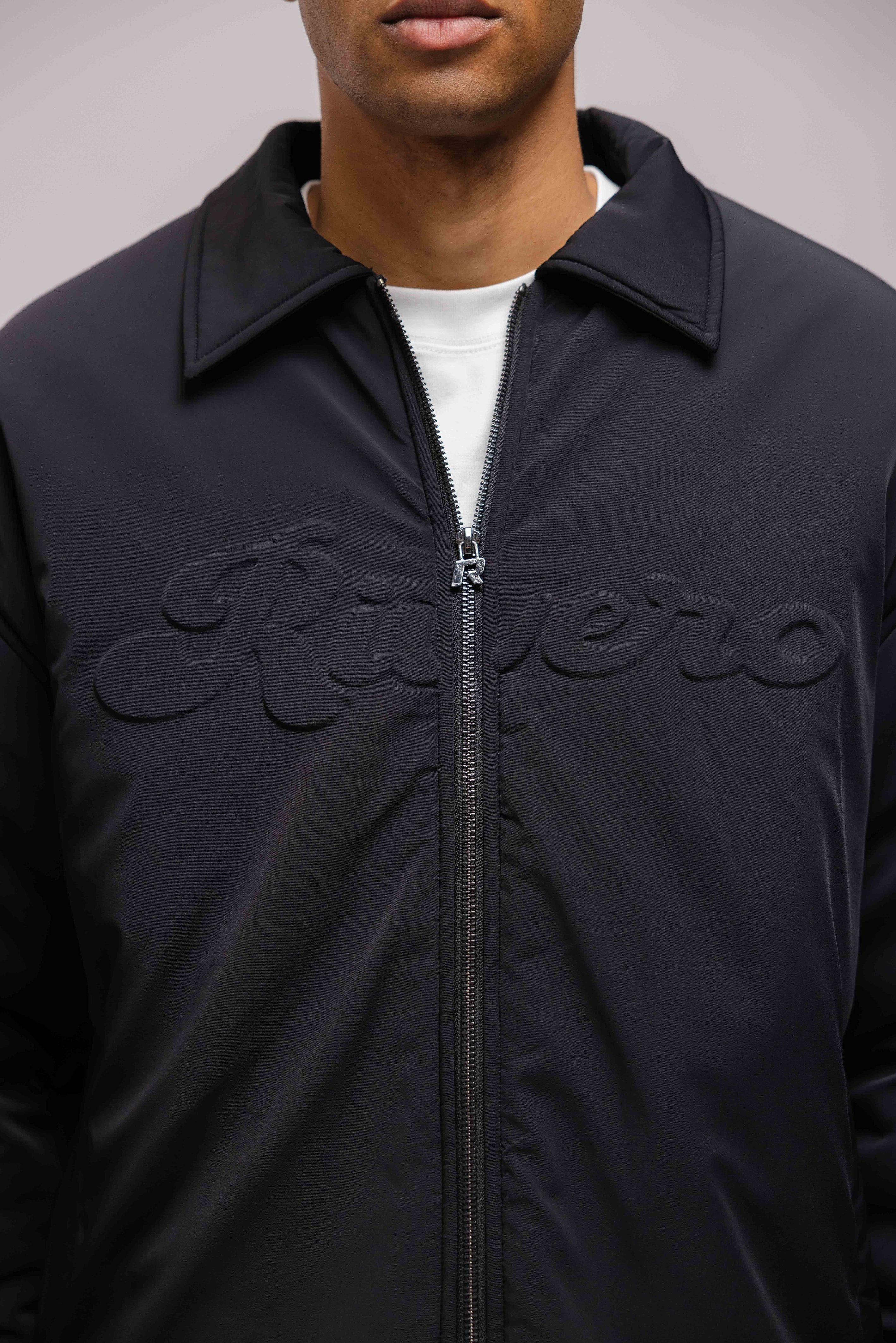 FROSTLINE EMBOSSED JACKET BLACK