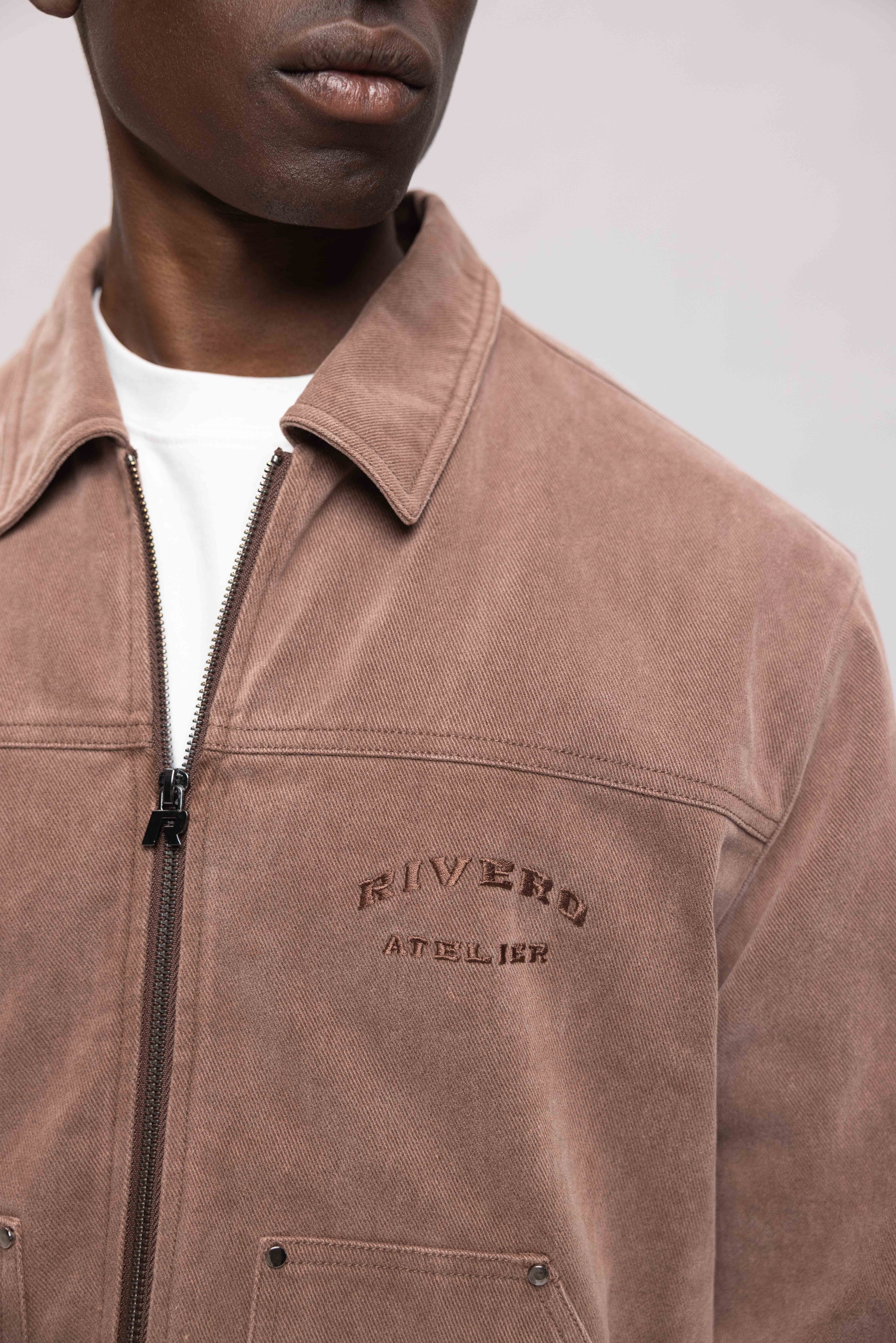 ATELIER DENIM JACKET WASHED BROWN