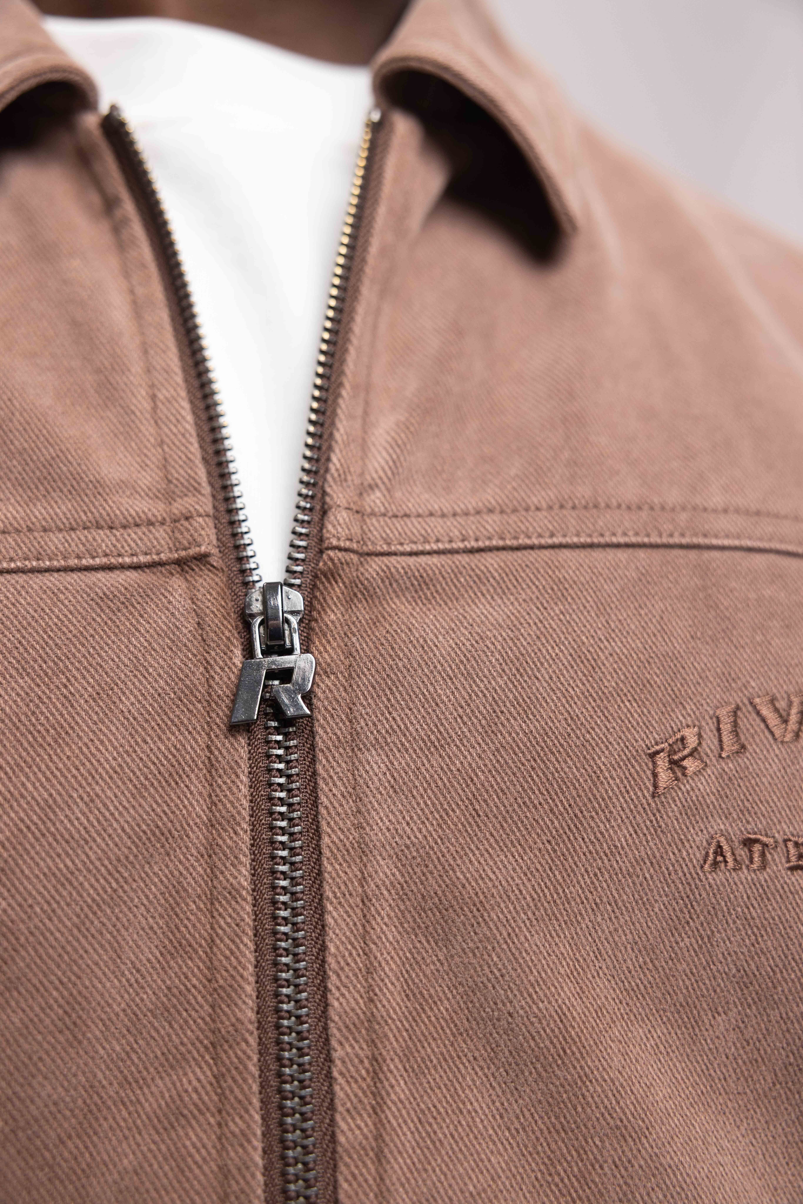 ATELIER DENIM JACKET WASHED BROWN