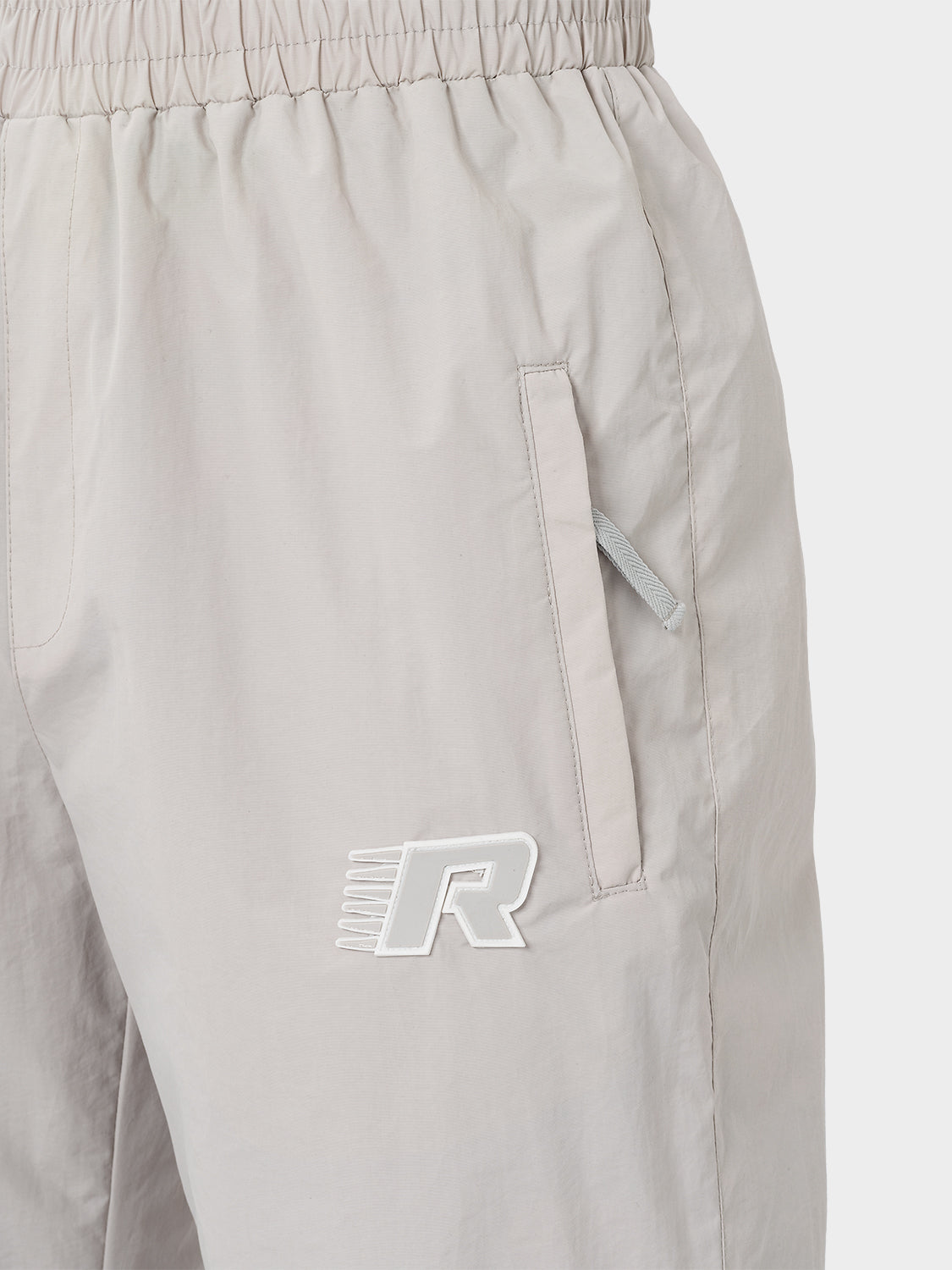 ZIP TRACKPANTS STRAIGHT  GREY