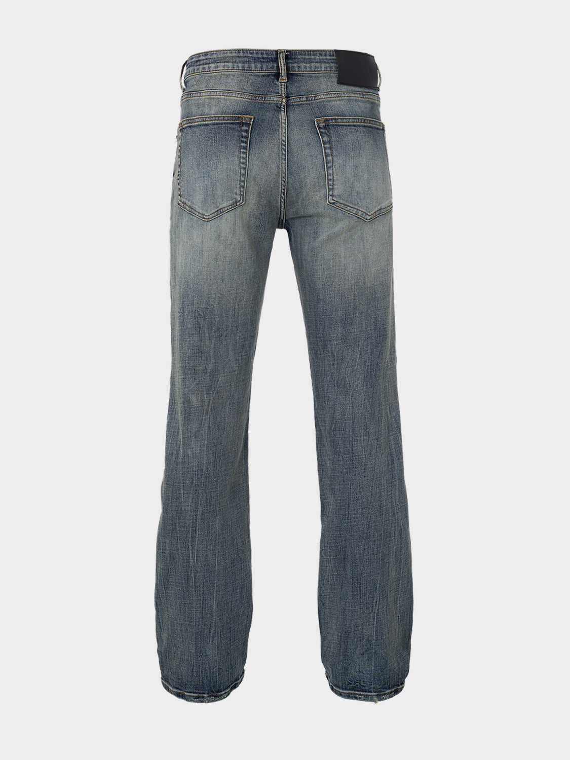 BLEACH WASHED DENIM JEANS