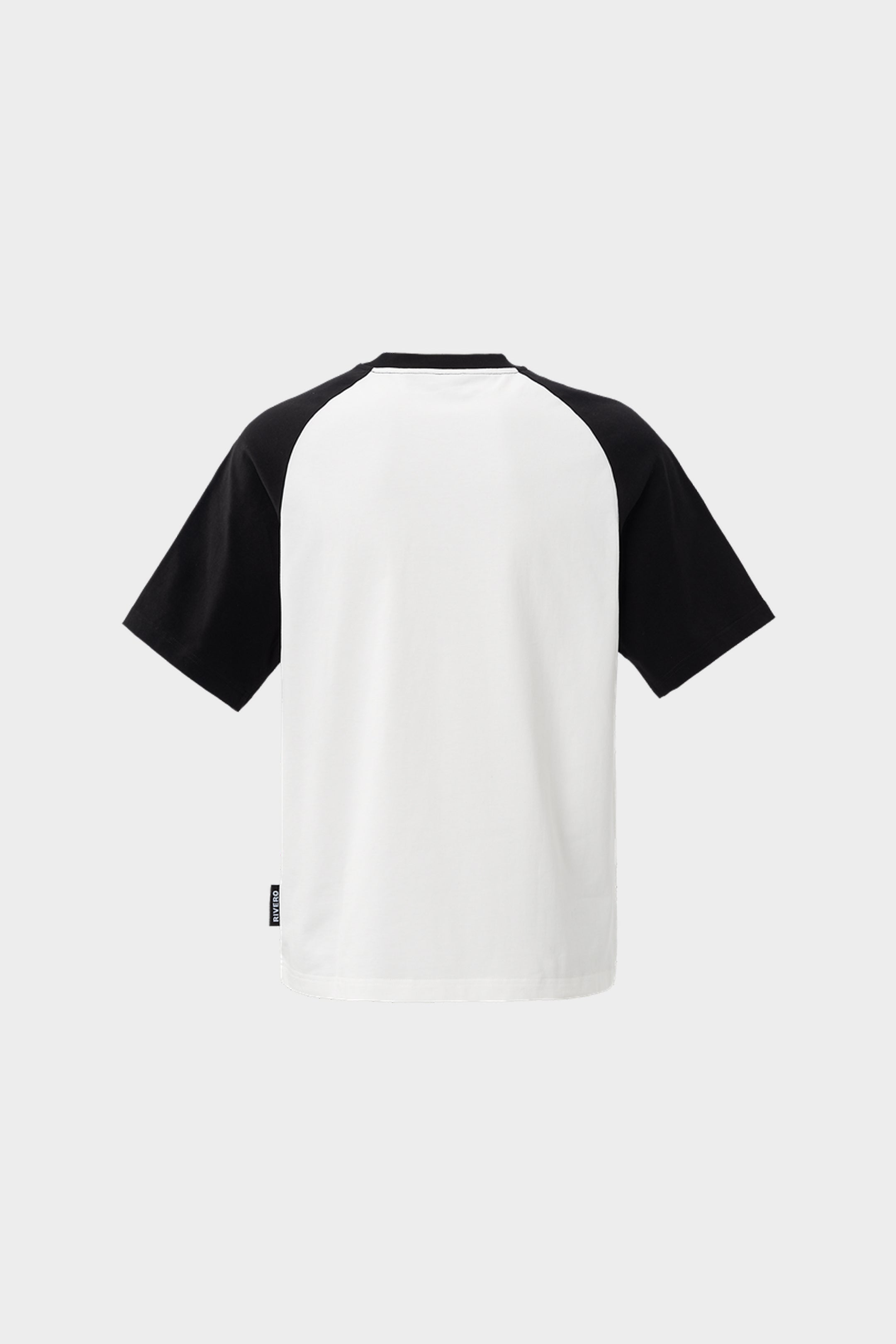 COLLEGE OVERSIZED T-SHIRT WHITE/BLACK