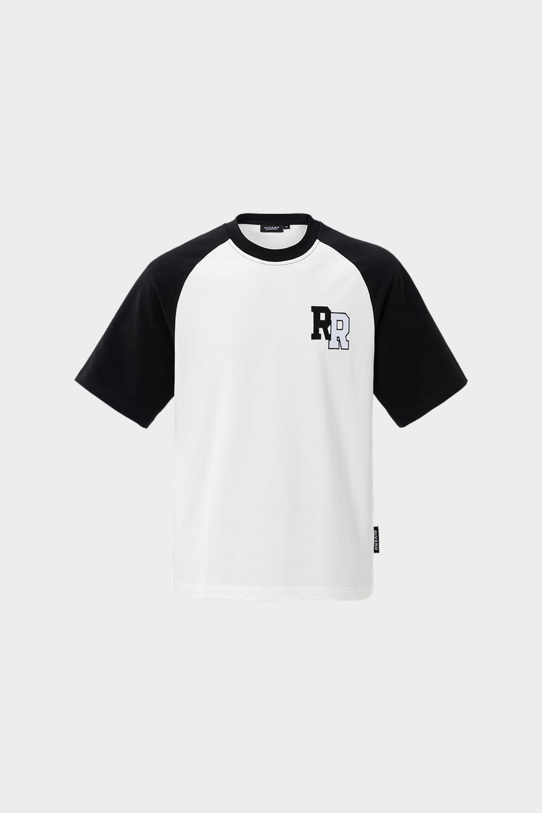COLLEGE OVERSIZED T-SHIRT WHITE/BLACK