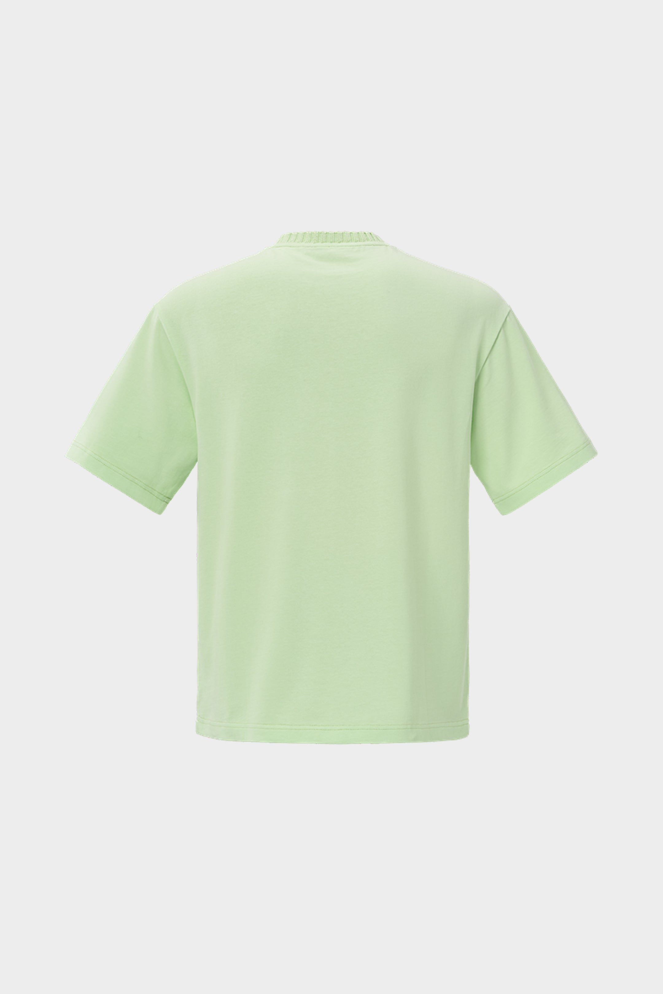 EMBOSSED OVERSIZED T-SHIRT GREEN