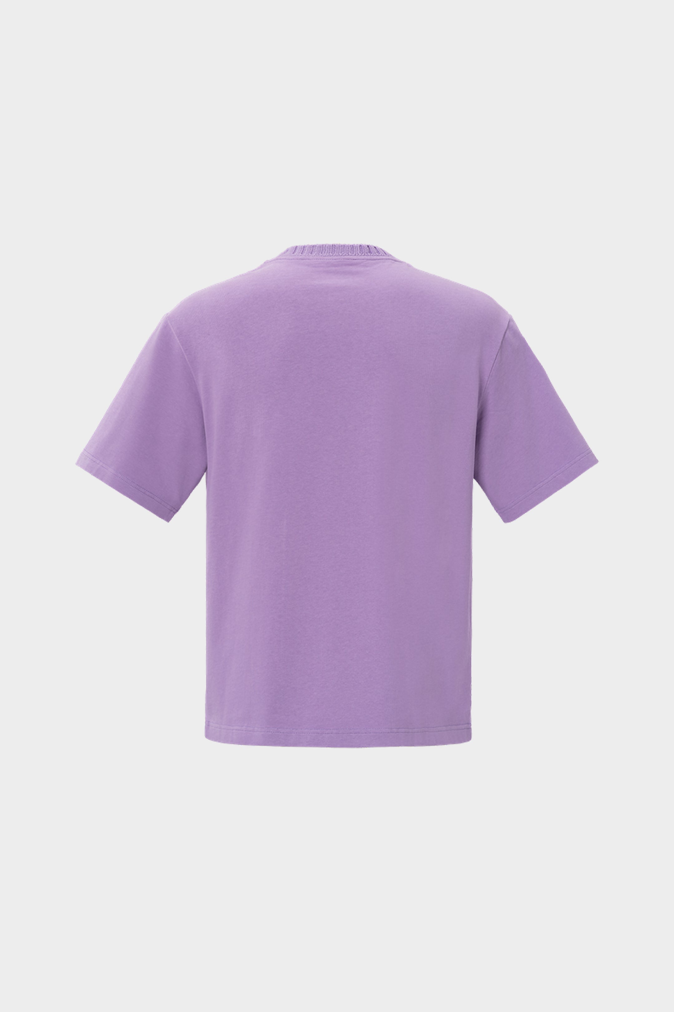 EMBOSSED OVERSIZED T-SHIRT PURPLE