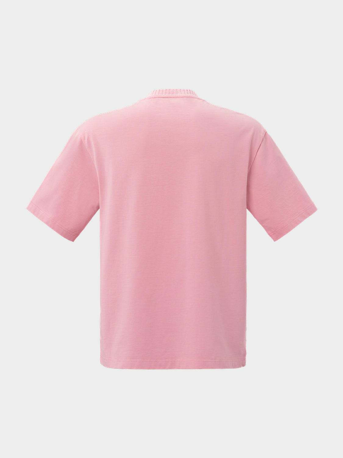 EMBOSSED OVERSIZED T-SHIRT PINK