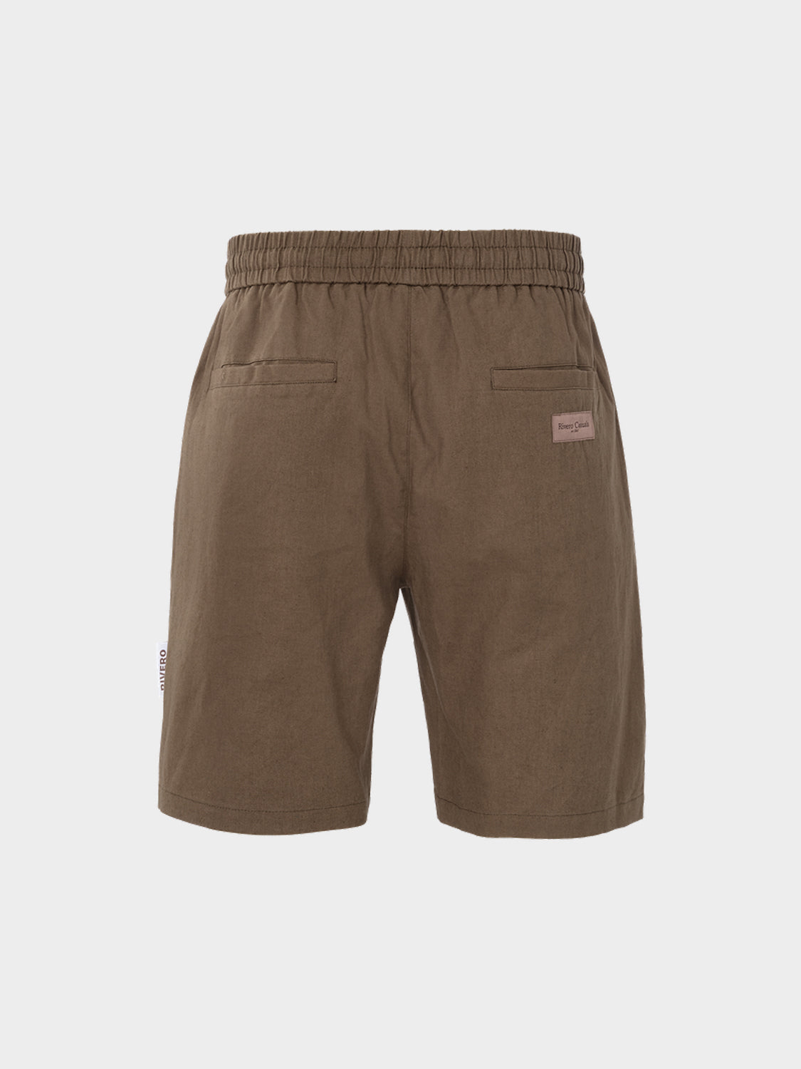 LINEN SHORTS BROWN