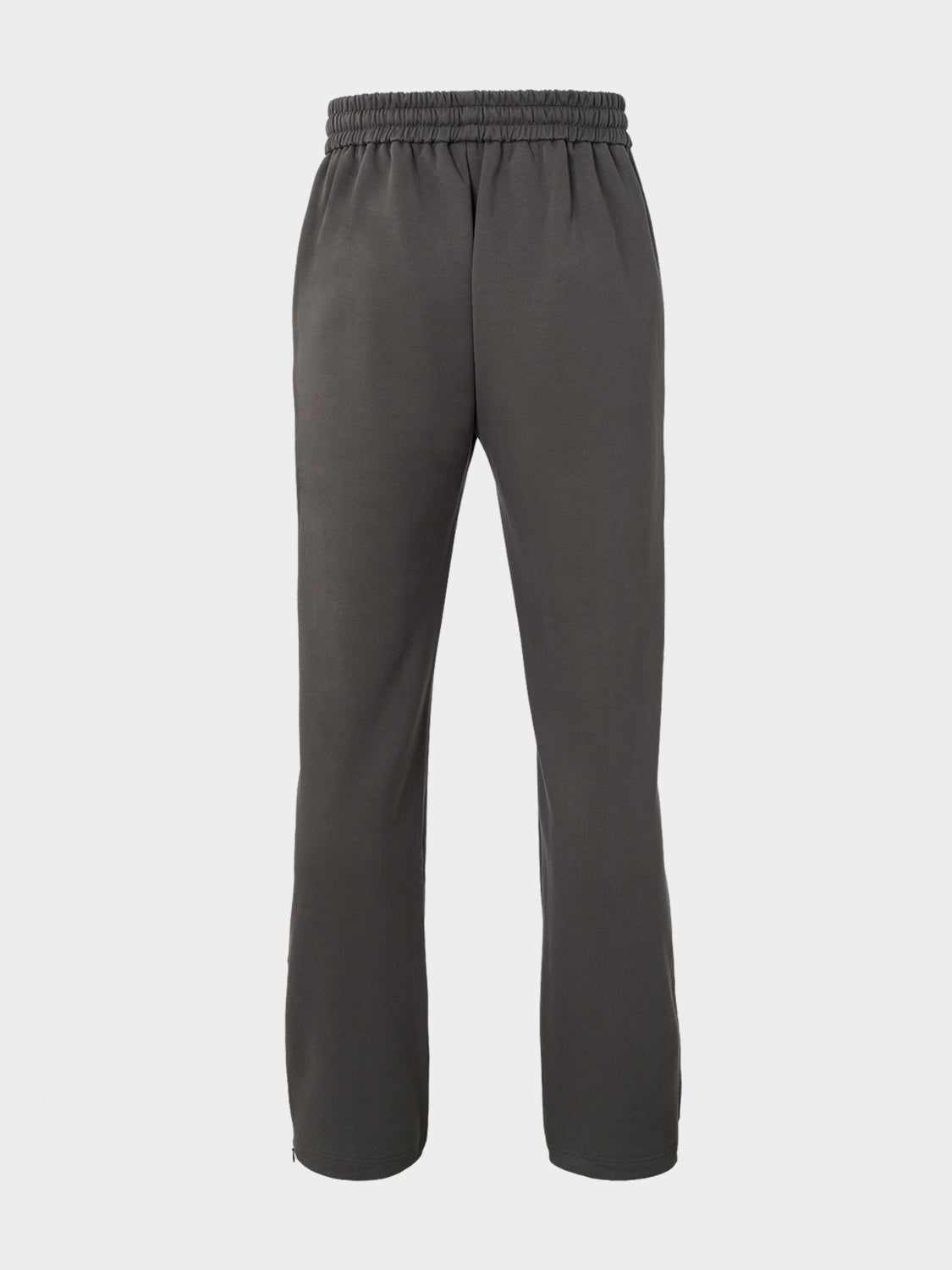 RAW SEAM STRAIGHT LEG ZIP JOGGER CHARCOAL
