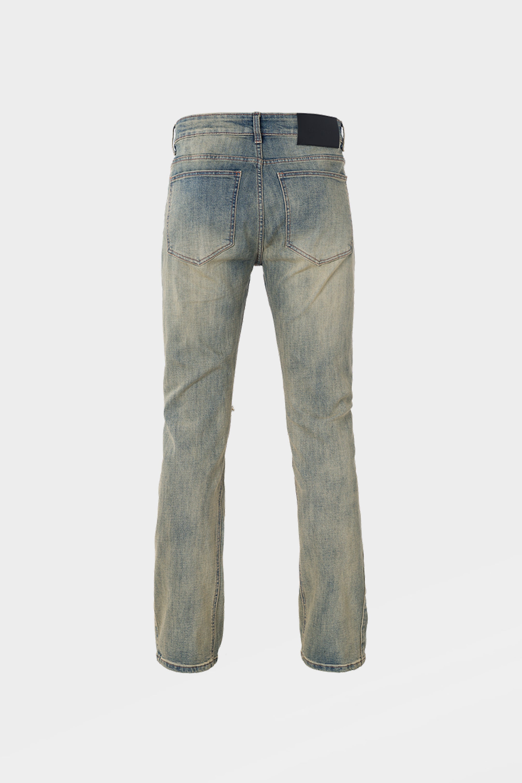 REGULAR REPAIRED DENIM JEANS