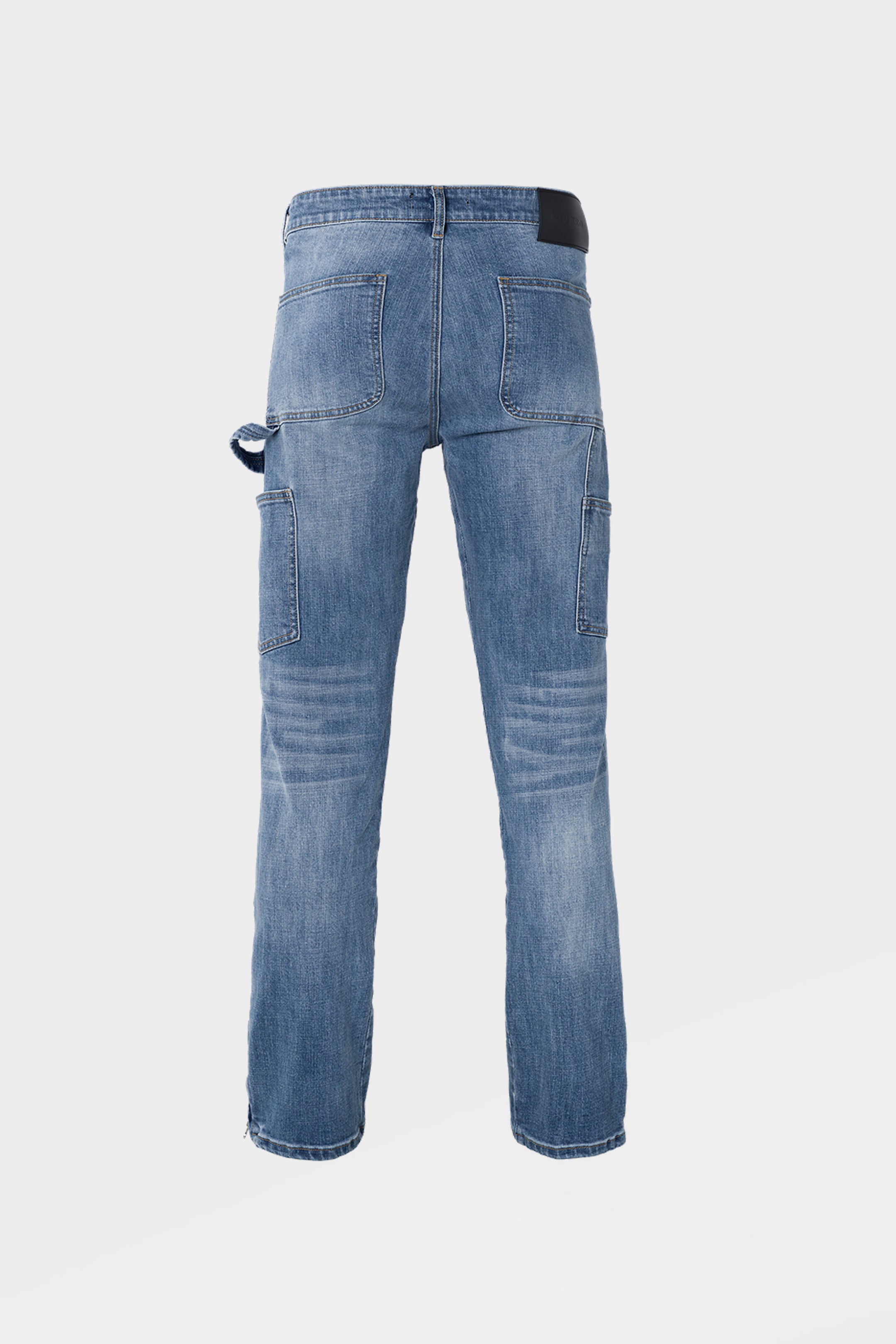 STRAIGHT WORKER DENIM JEANS BLUE
