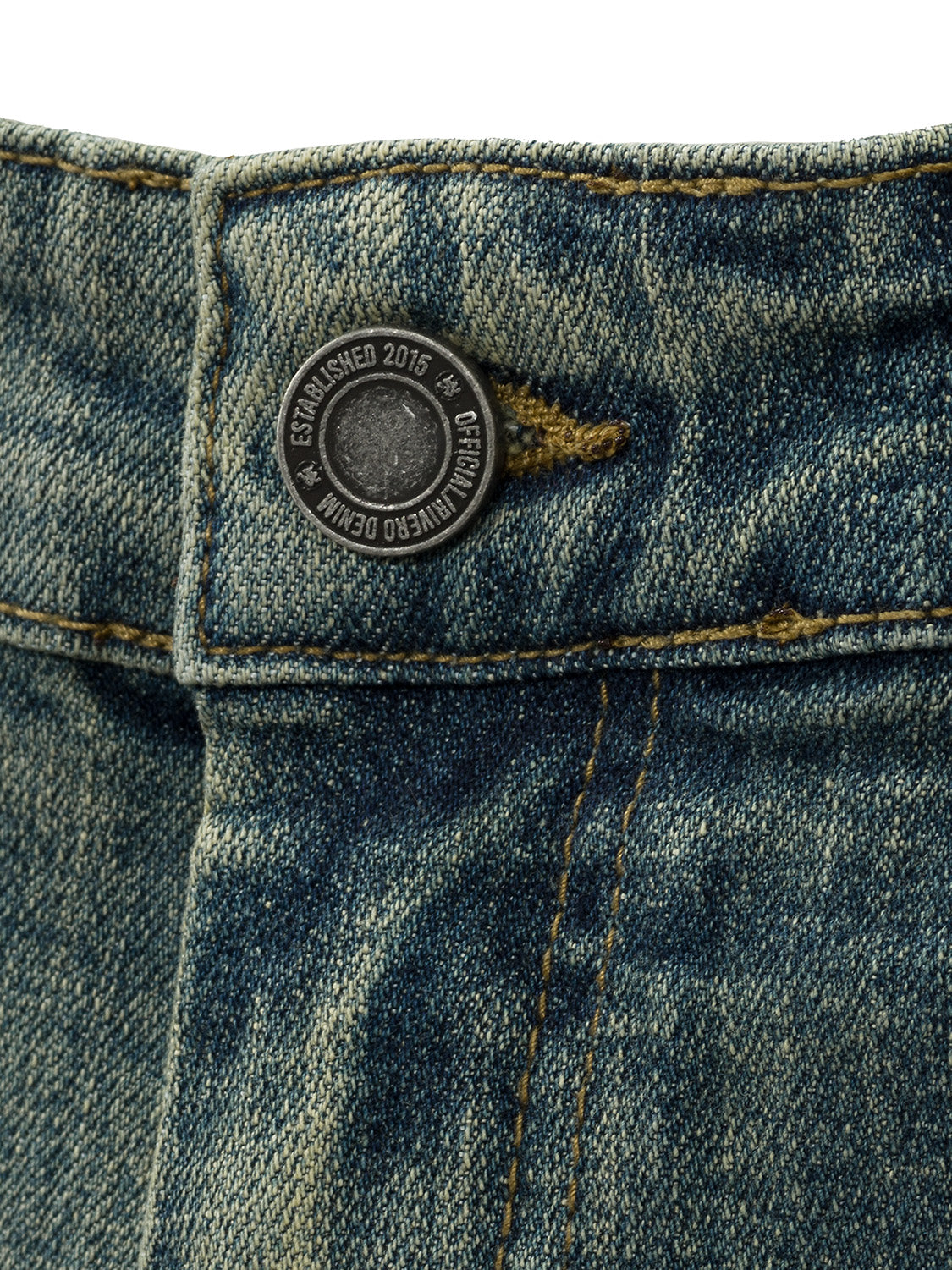 ZIP DENIM JEANS