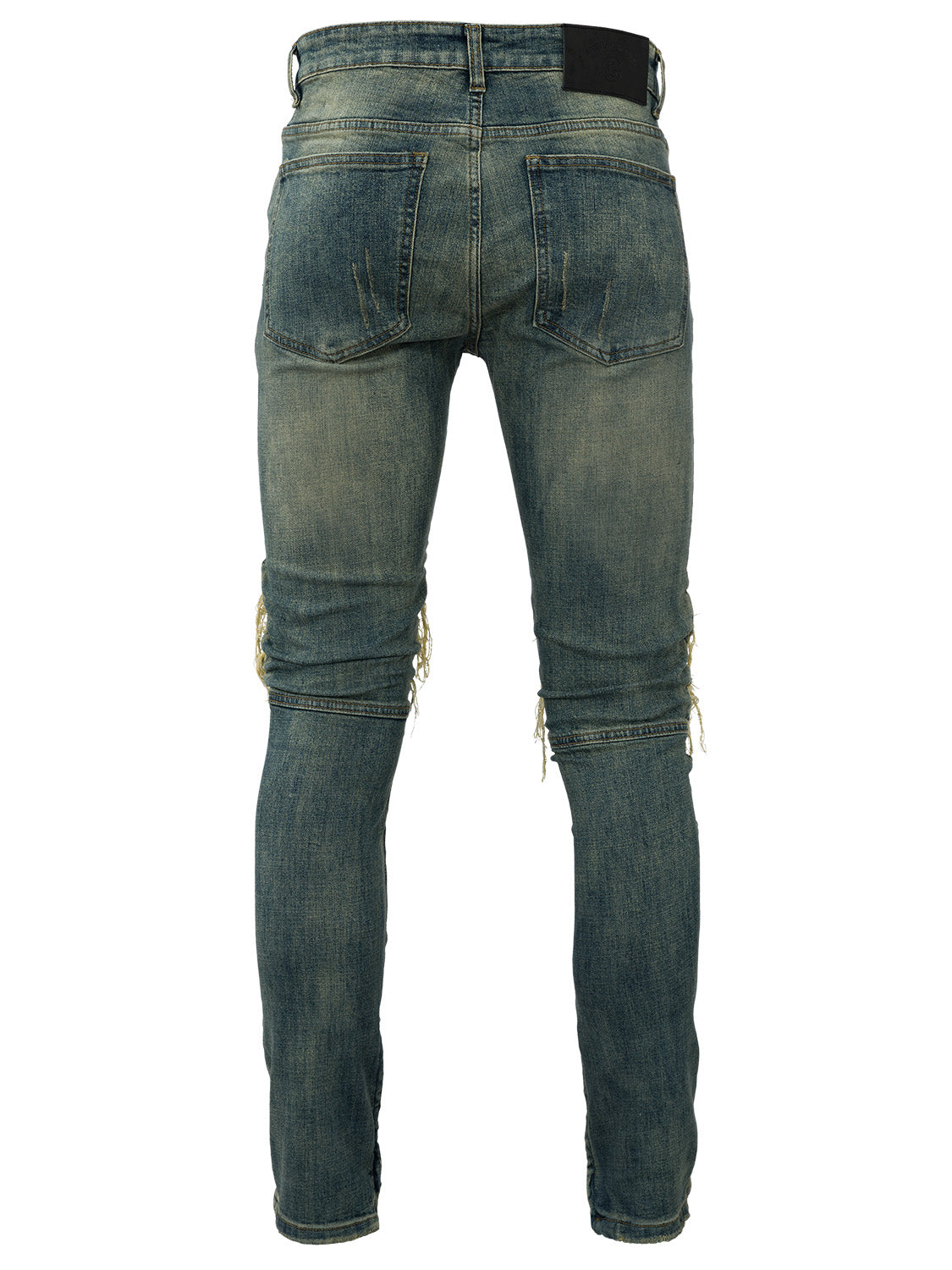 ZIP DENIM JEANS