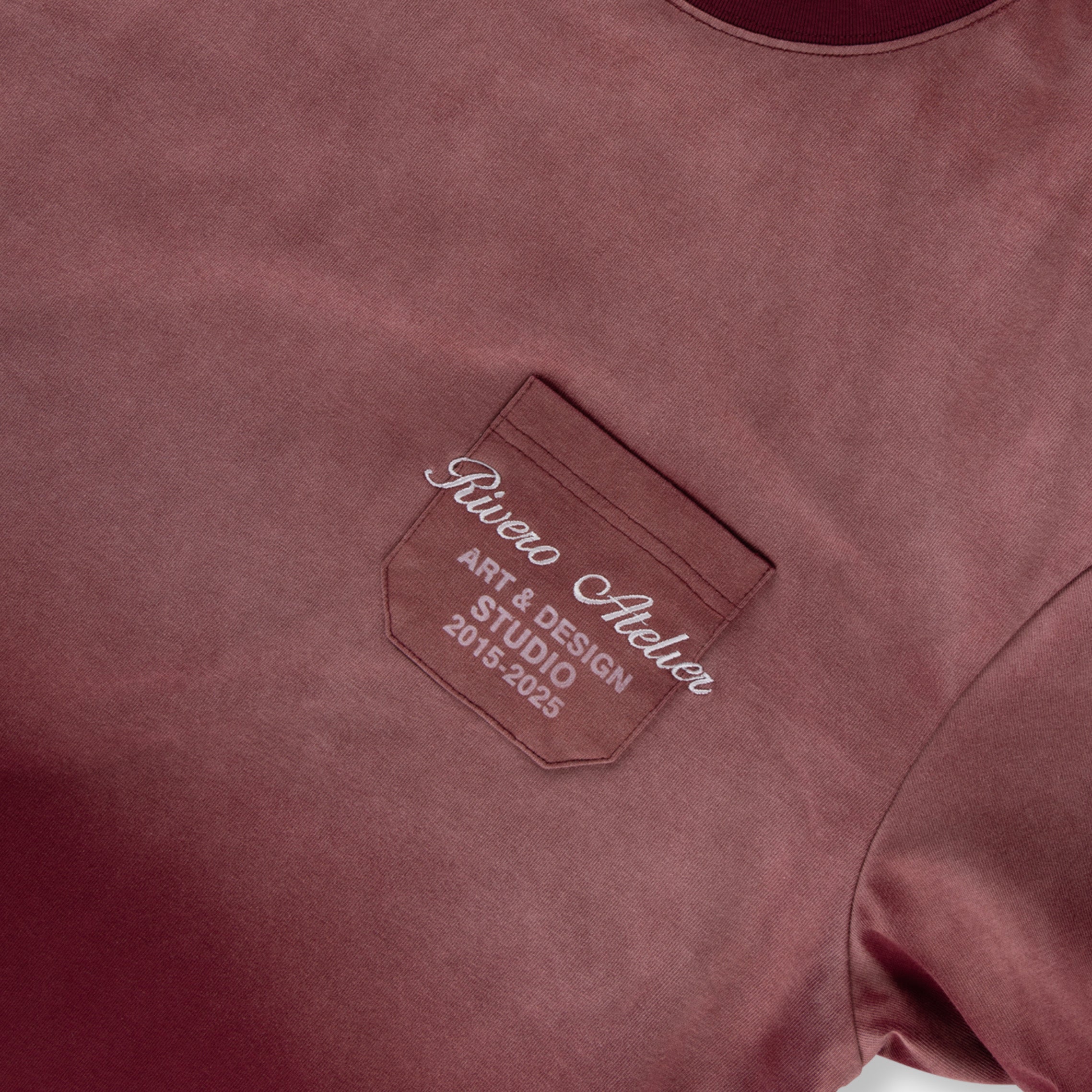 SHADE MAROON STUDIO TEE