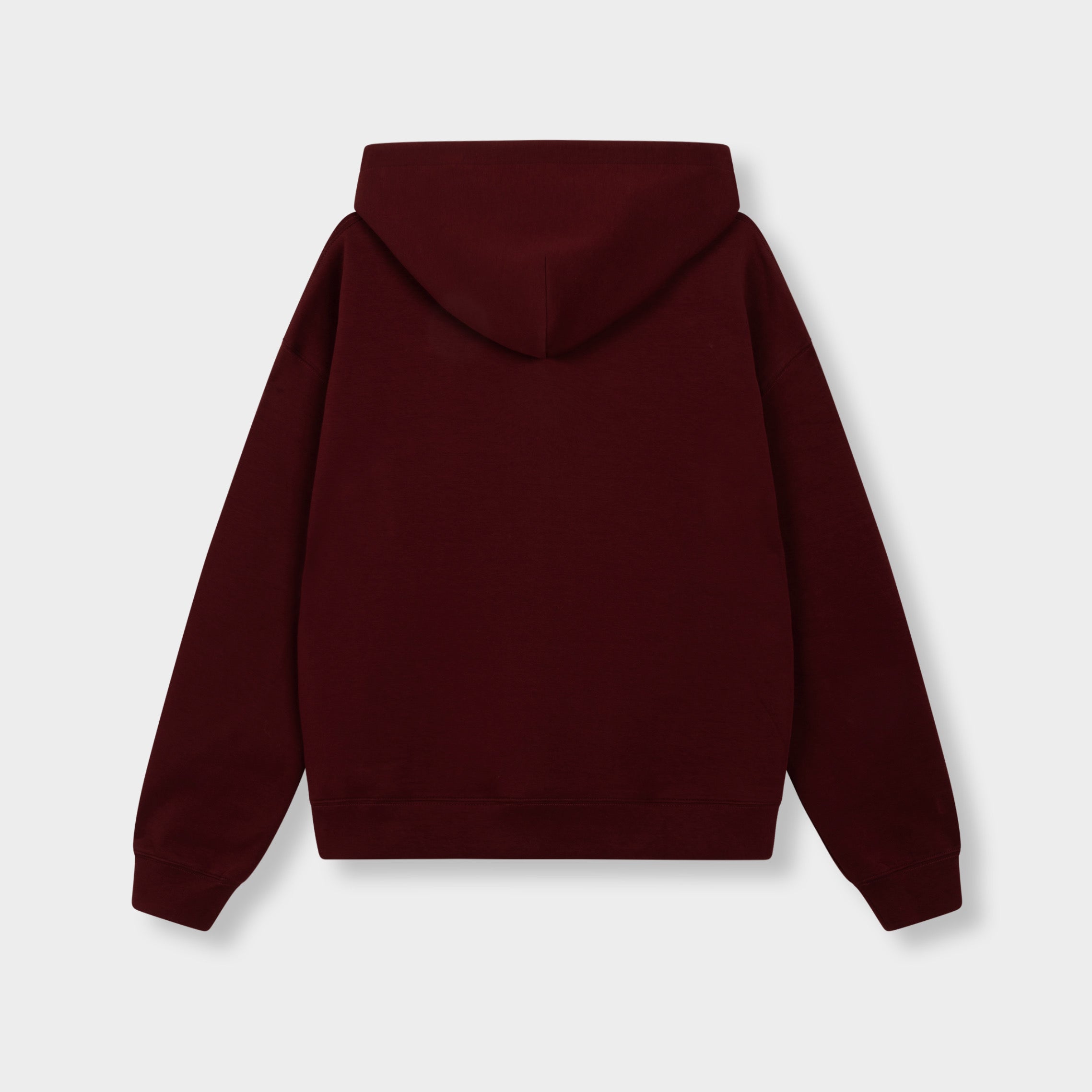 SCUBA ZIP HOODIE MAROON