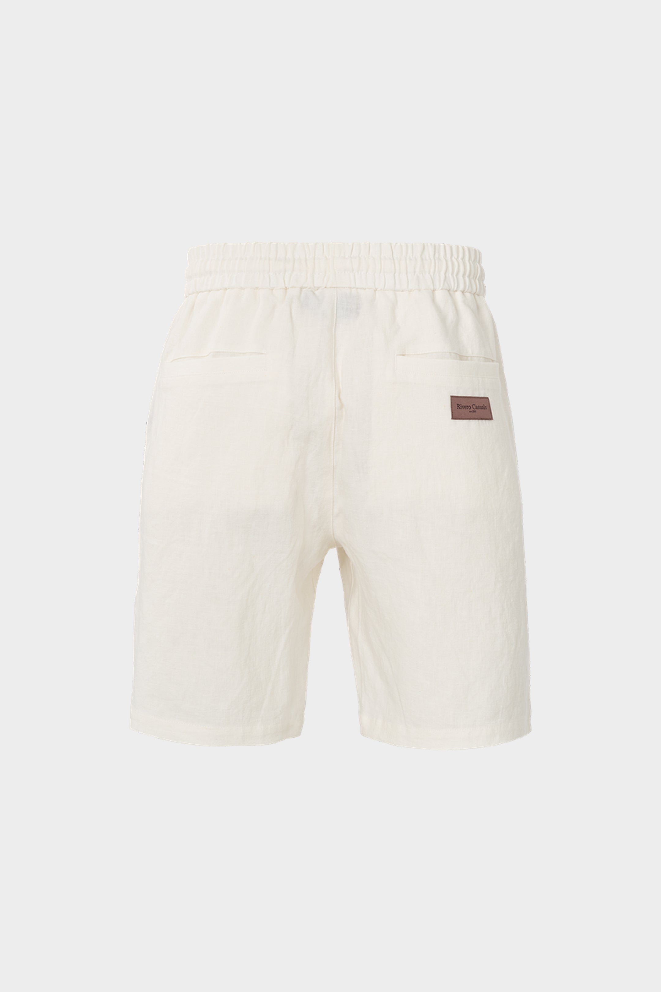 LINEN SHORTS WHITE